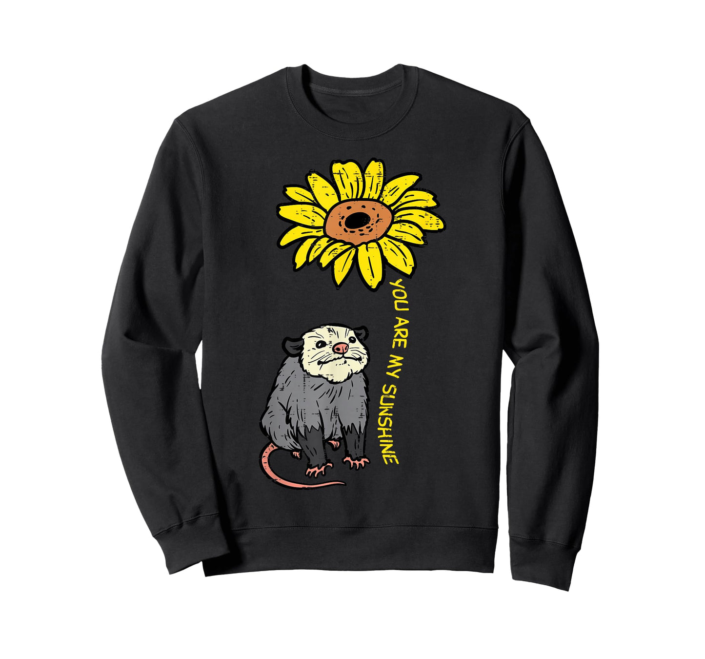 Opossum Sunflower You are My Sunshine Possum Women Girls Kid T-Shirt