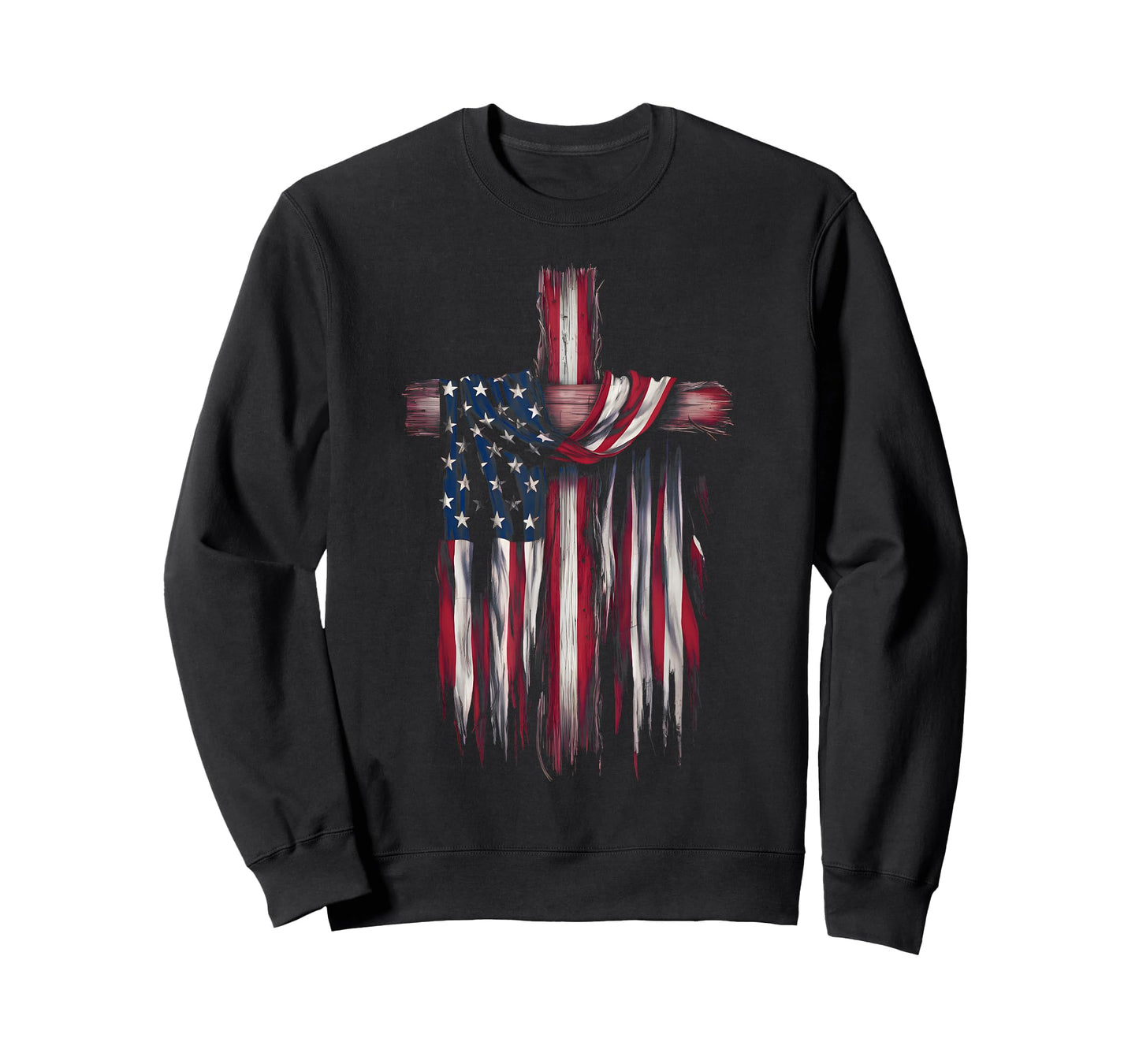 USA Flag Religious Quote 4th of July Christian Faith T-Shirt