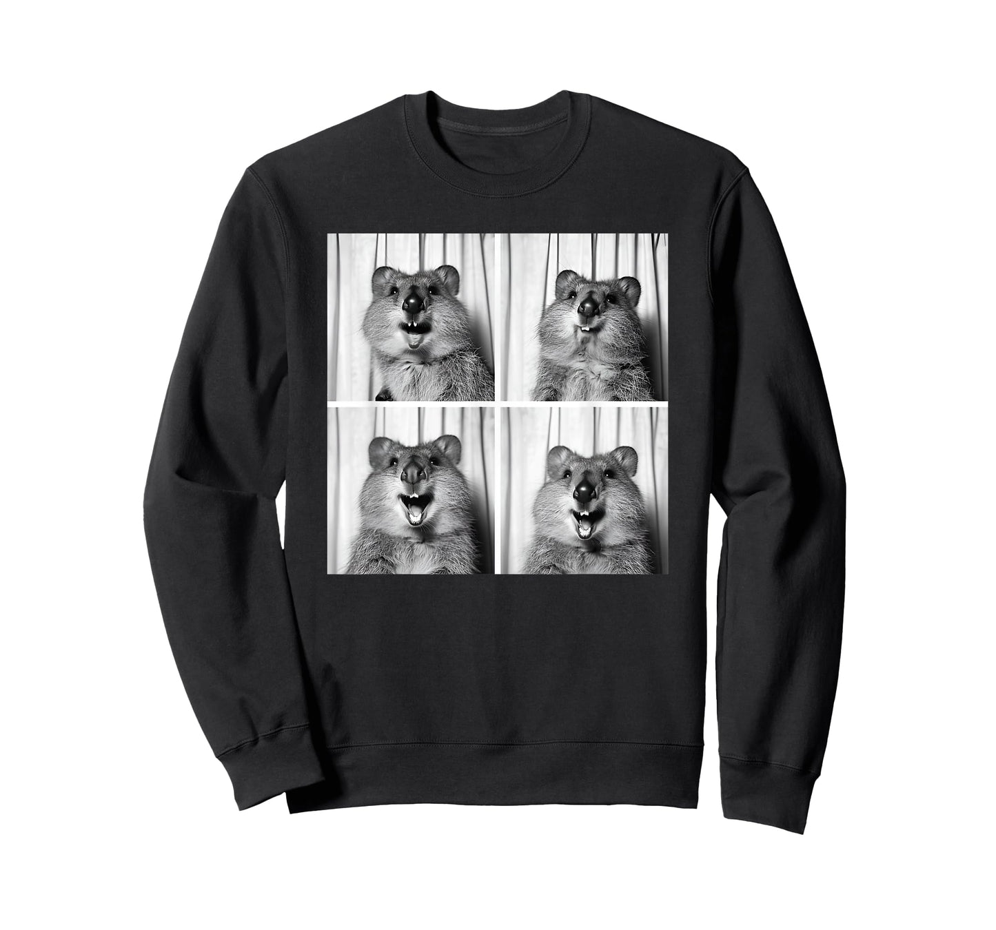 Smiling Quokka Selfie Funny Animal Vintage Style Quokka T-Shirt