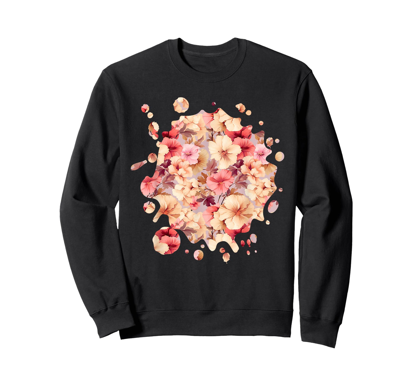 Cute Hollyhock Inspired Flower Plant Lover Gardener women T-Shirt