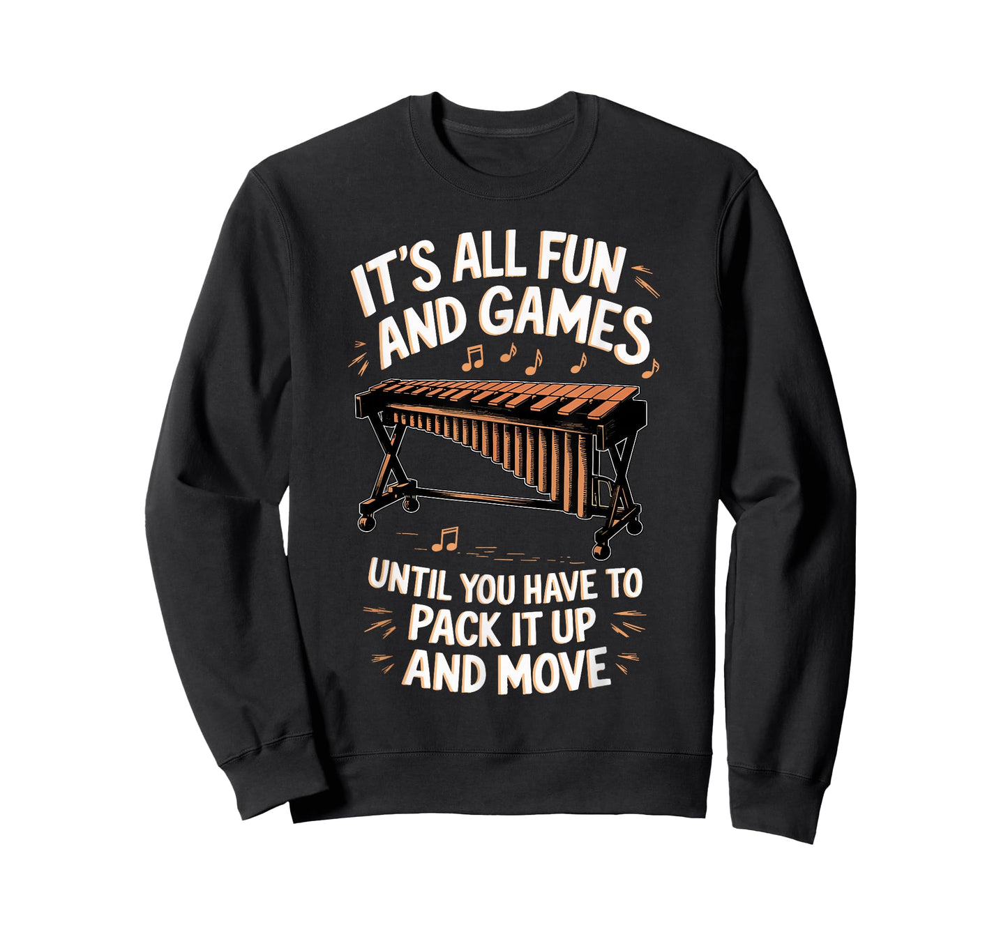 It's All Fun Games Marimbist Musician Vibraphonist Marimba T-Shirt
