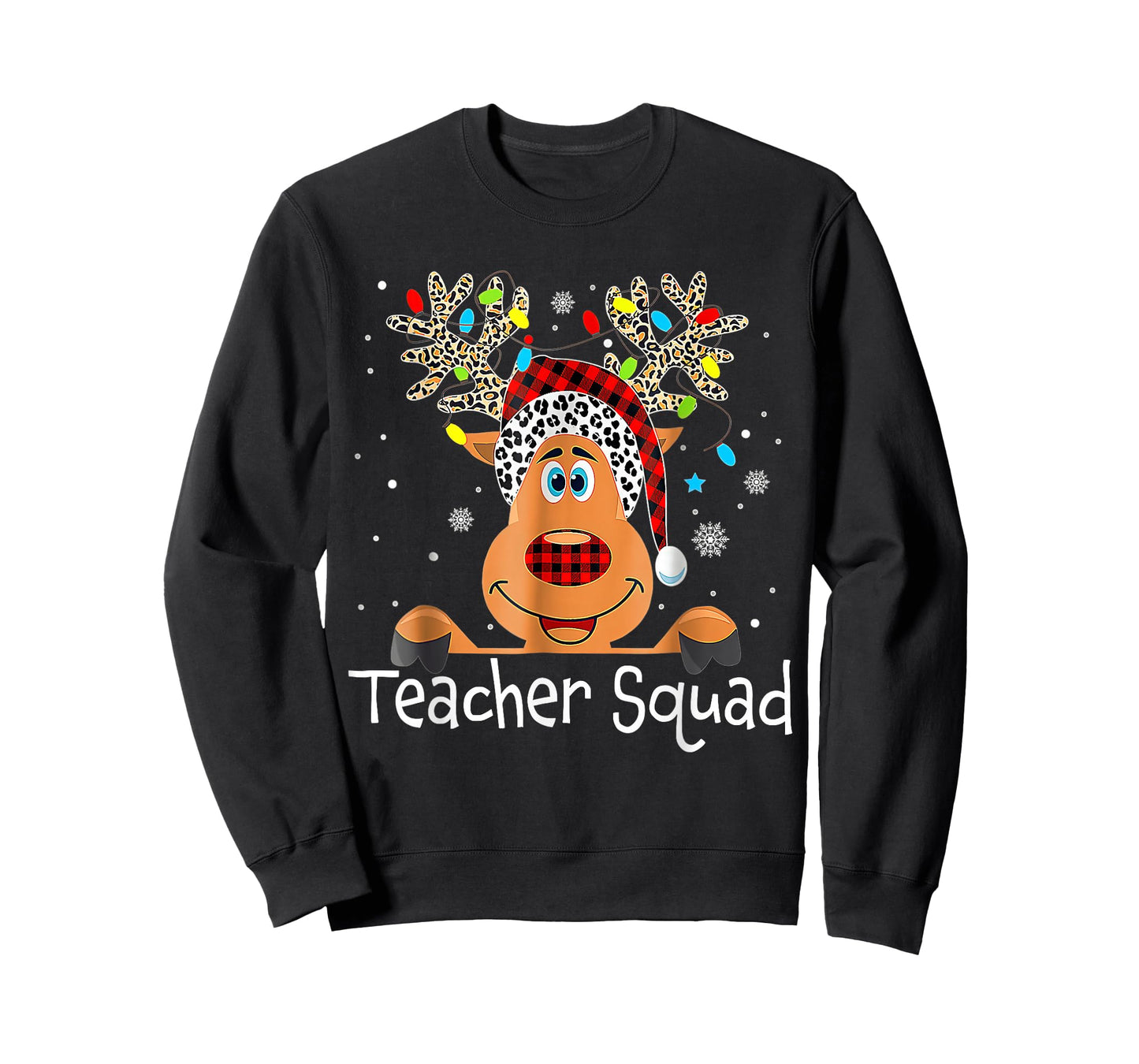 Teacher Squad Reindeer Teacher Christmas Xmas T-Shirt