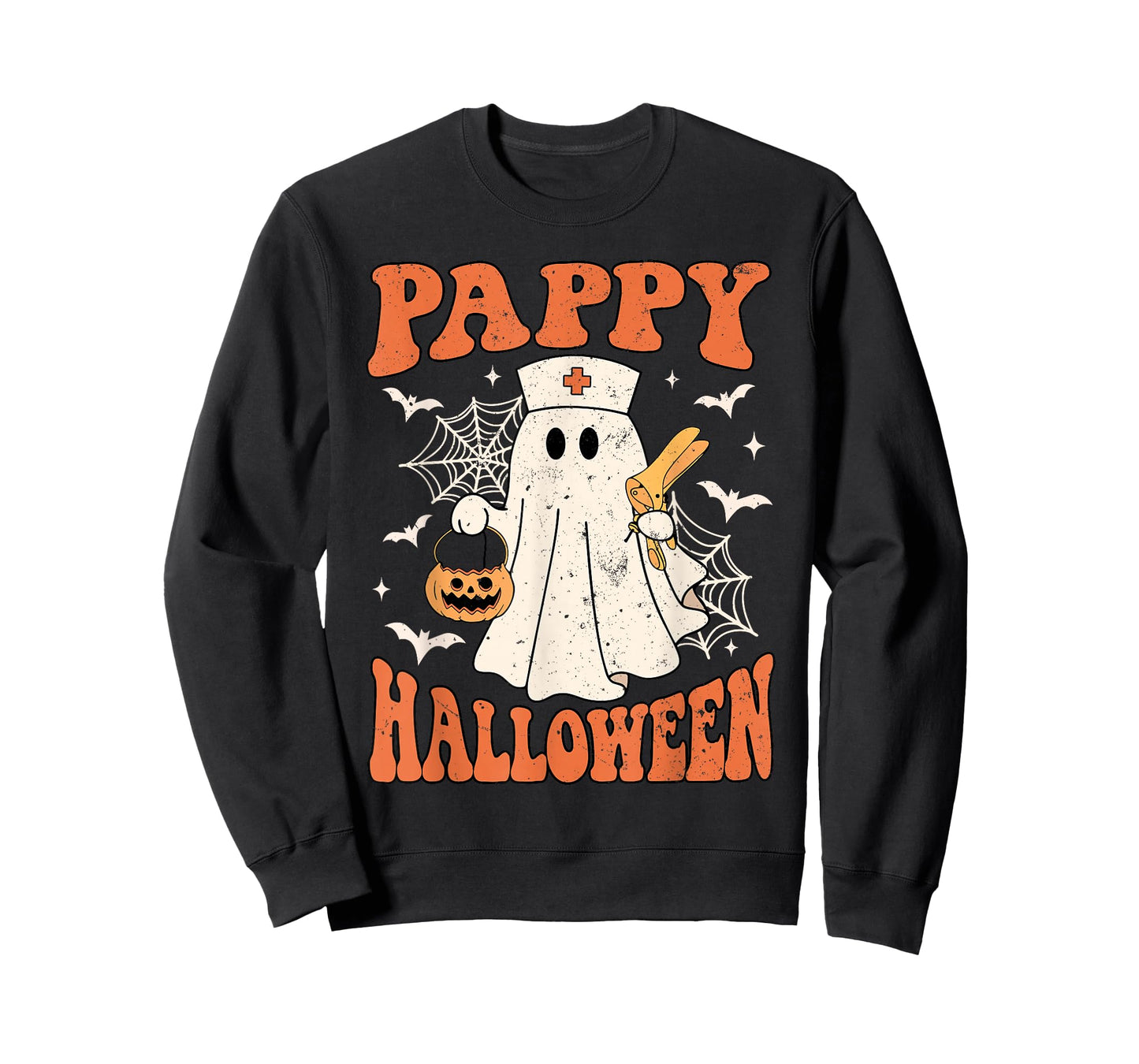 Cute Funny Boo Ghost Nurses Pappy Halloween OBGYN Speculum T-Shirt