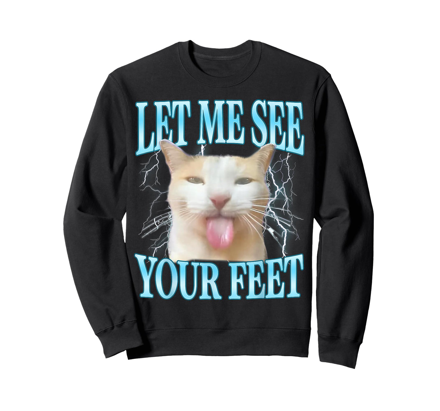 Your Feet Funny Offensive Silly Cat Meme Men Women Vintage T-Shirt