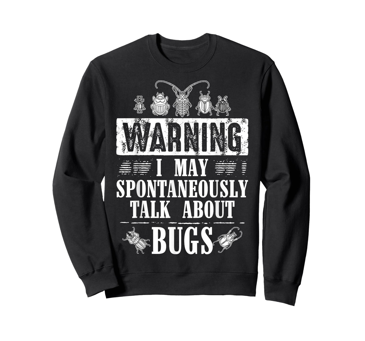 Cool Warning Talk About Bugs Funny Insect Collector Boy Gift T-Shirt