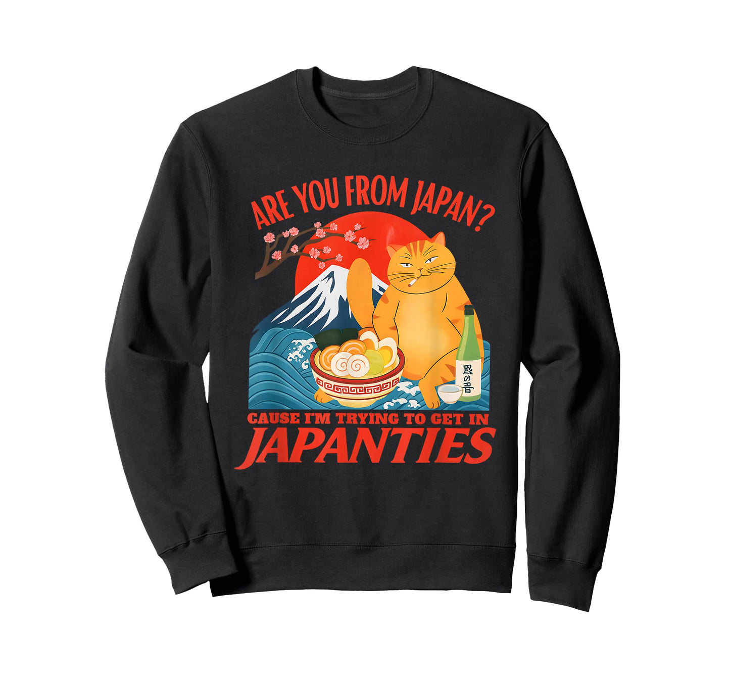 Cat are You from Japan Cause I'm Trying to Get in Japanties T-Shirt
