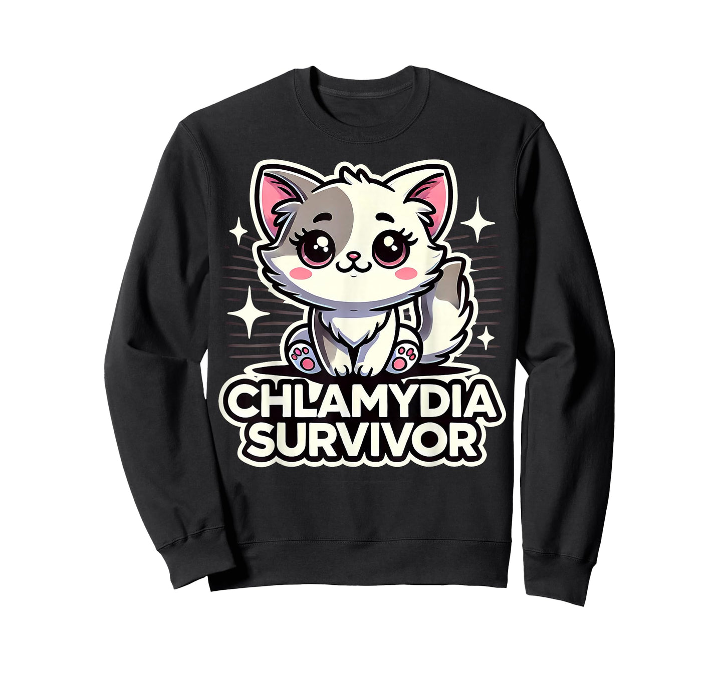 Funny Inappropriate Chlamydia Survivor Embarrassing Adult T-Shirt
