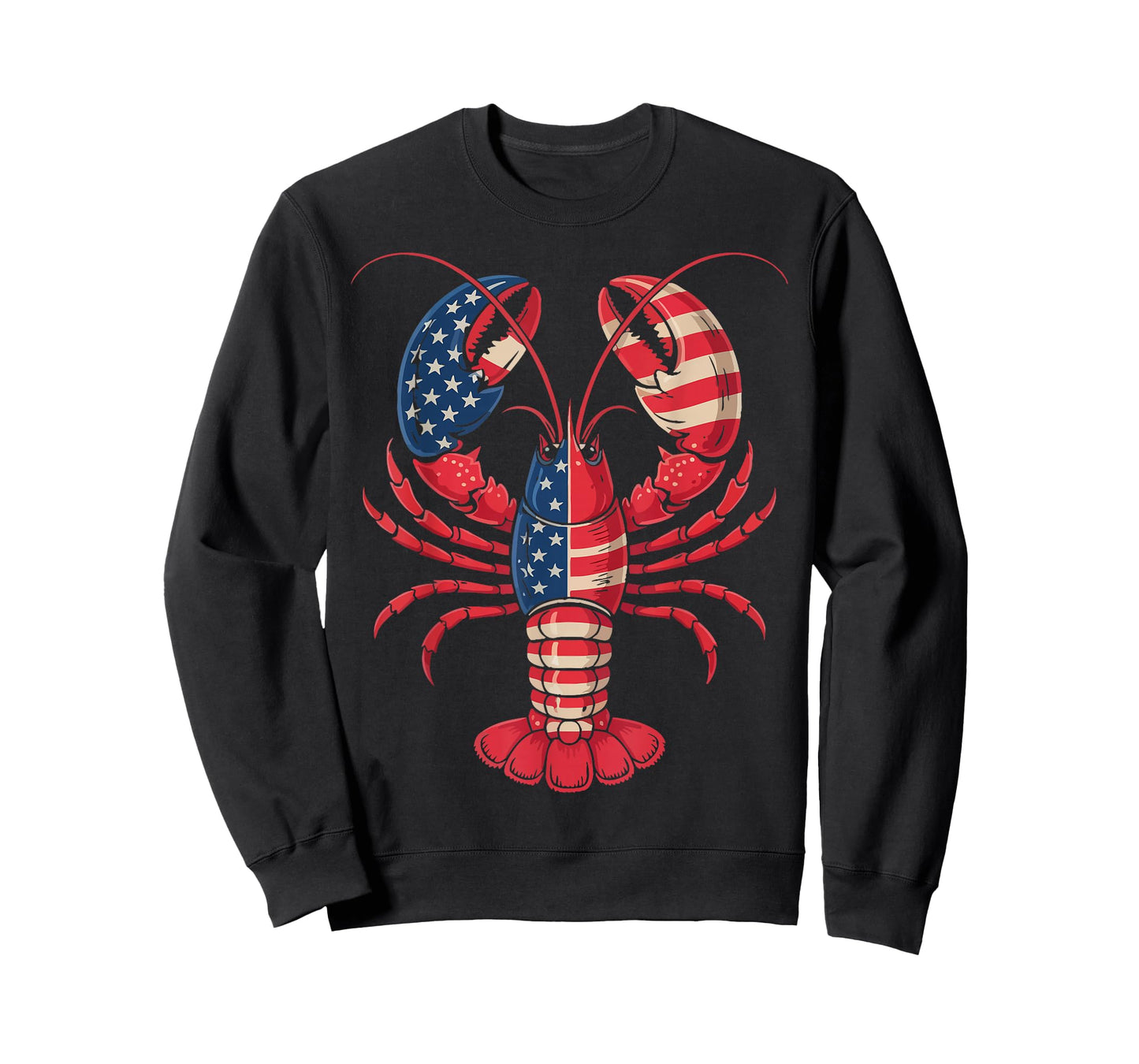 American Flag Lobster Patriotic Crawfish Season 4th of July T-Shirt
