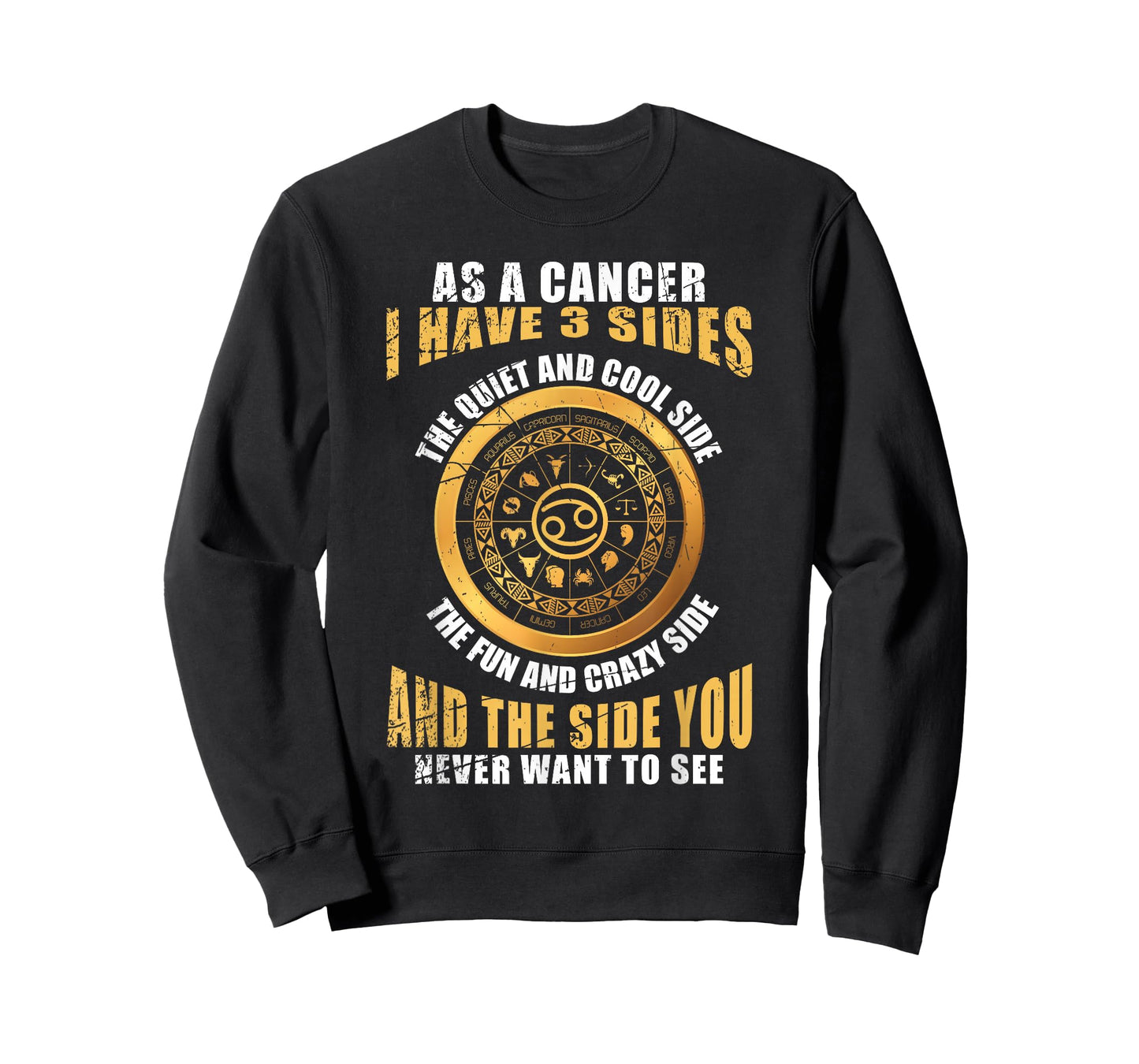 Funny Cancer Character Horoscope Cancer Gift Zodiac Sign T-Shirt