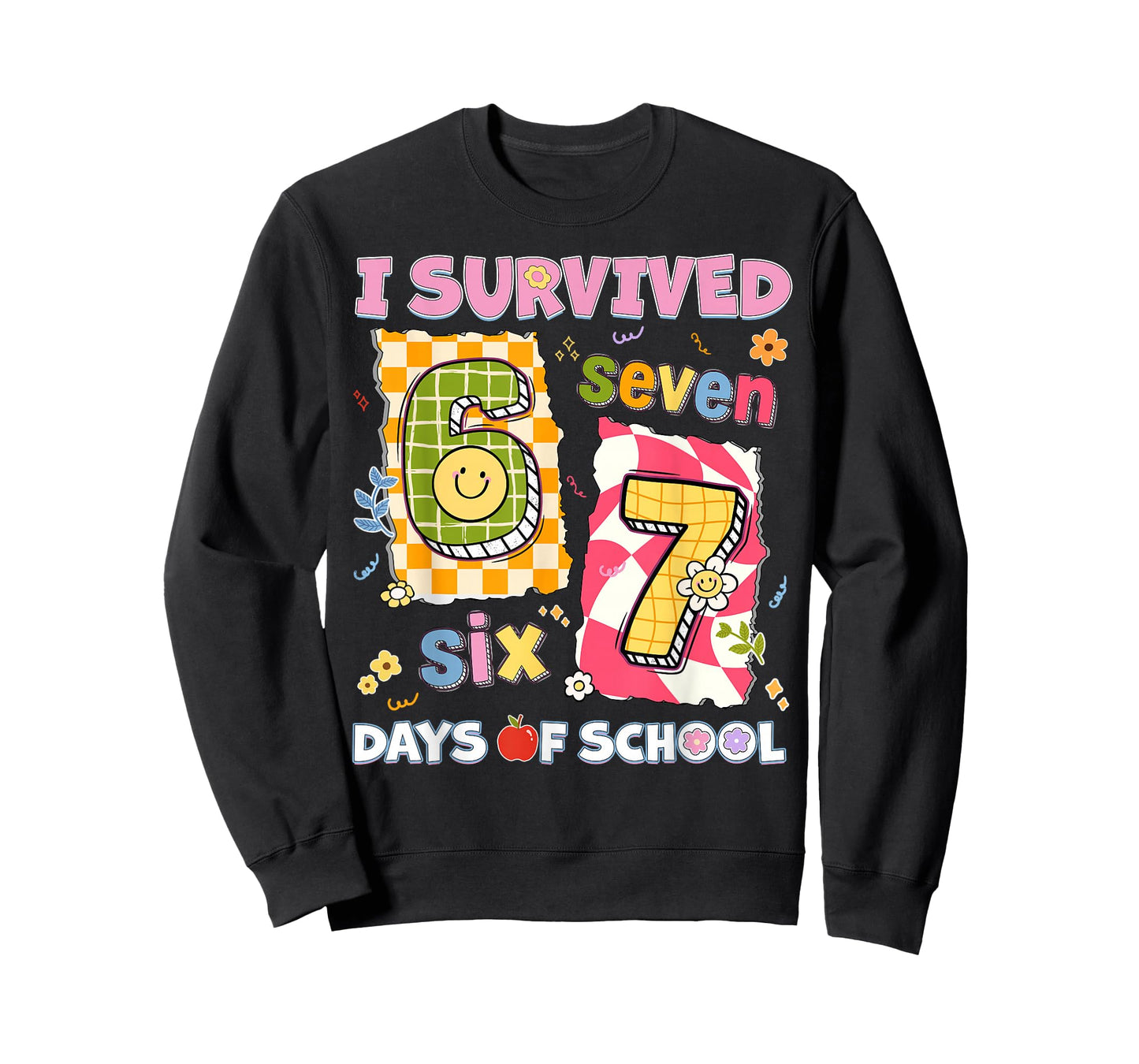 I Survived 67 Days of School Funny Meme Boy Girl Teacher T-Shirt