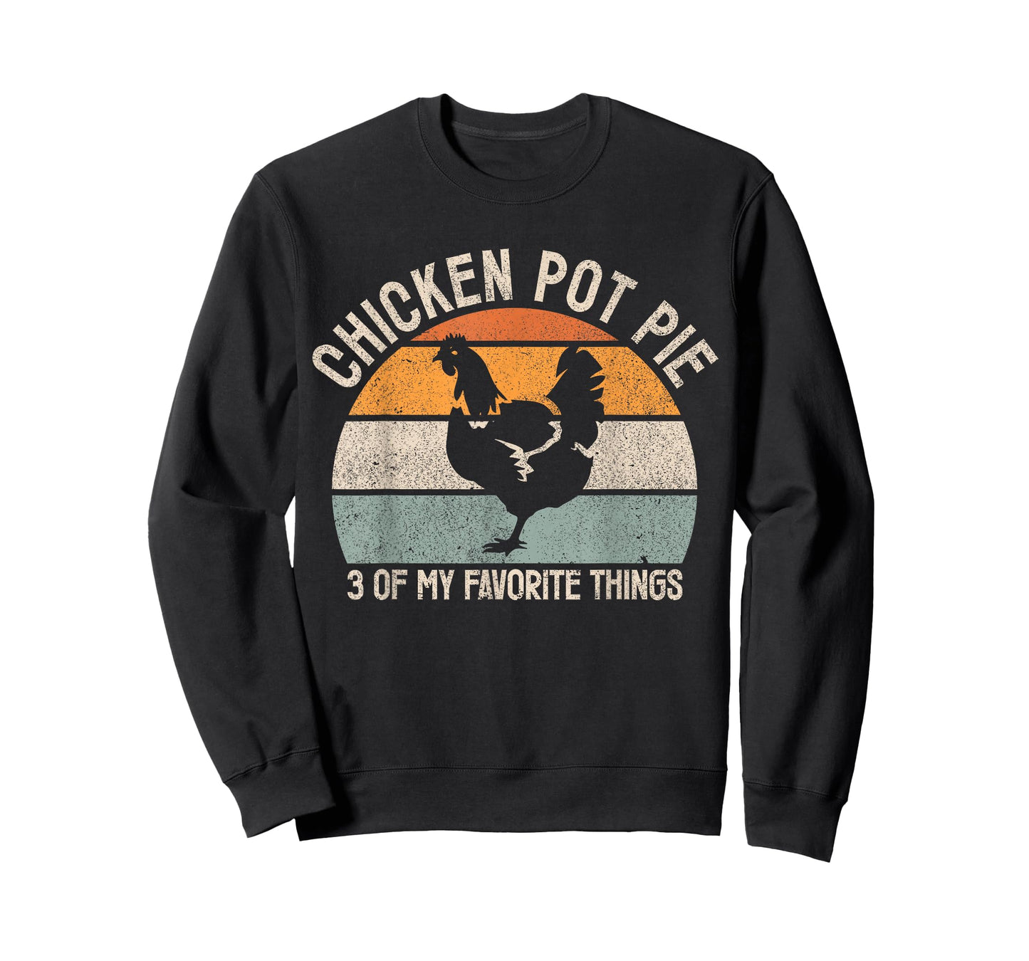 Chicken Pot Pie Apparel Vintage Black Chicken Pot Pie T-Shirt