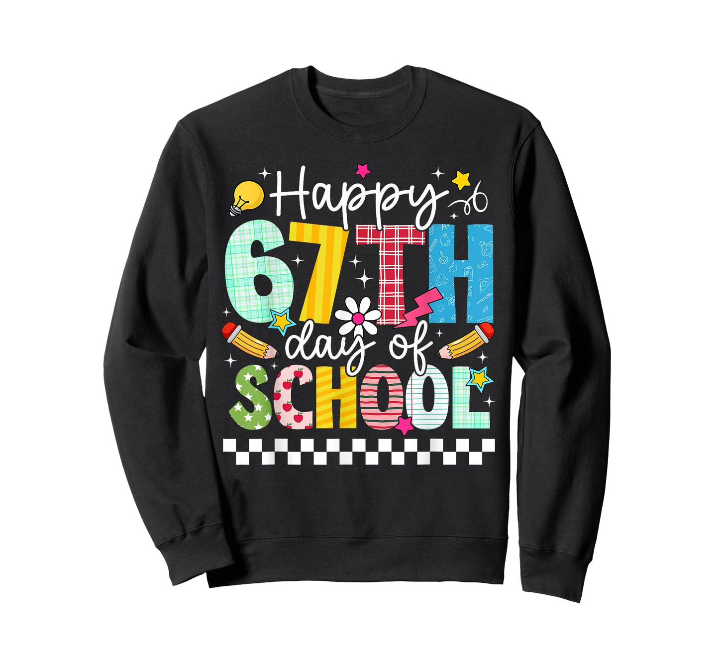 Happy 67th Day of School Funny 6 7 Meme Boy Girl Teacher T-Shirt