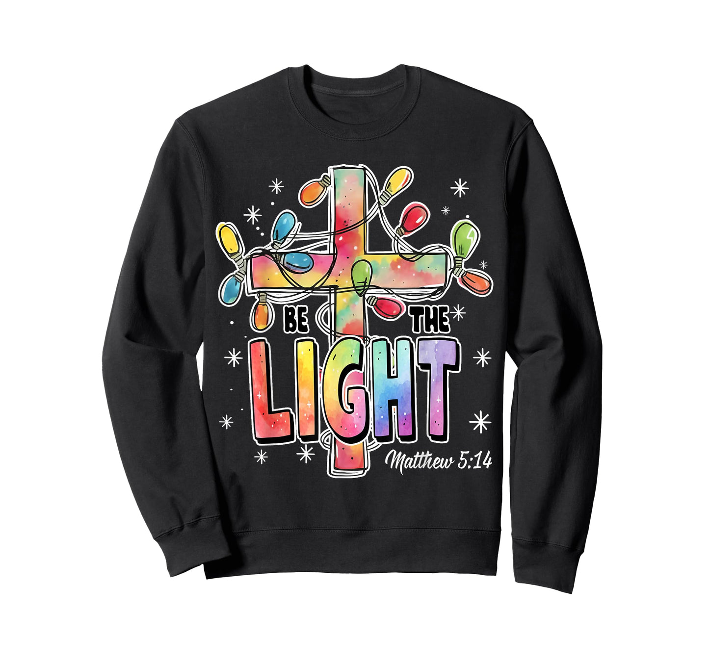 Be The Light Christian Christmas T-Shirt