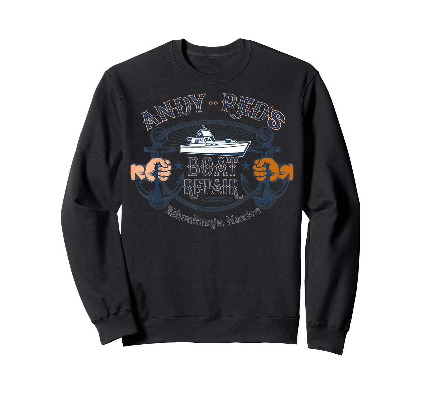 Andy & Red's Boat Repair Fishing Charters Boating Ocean T-Shirt