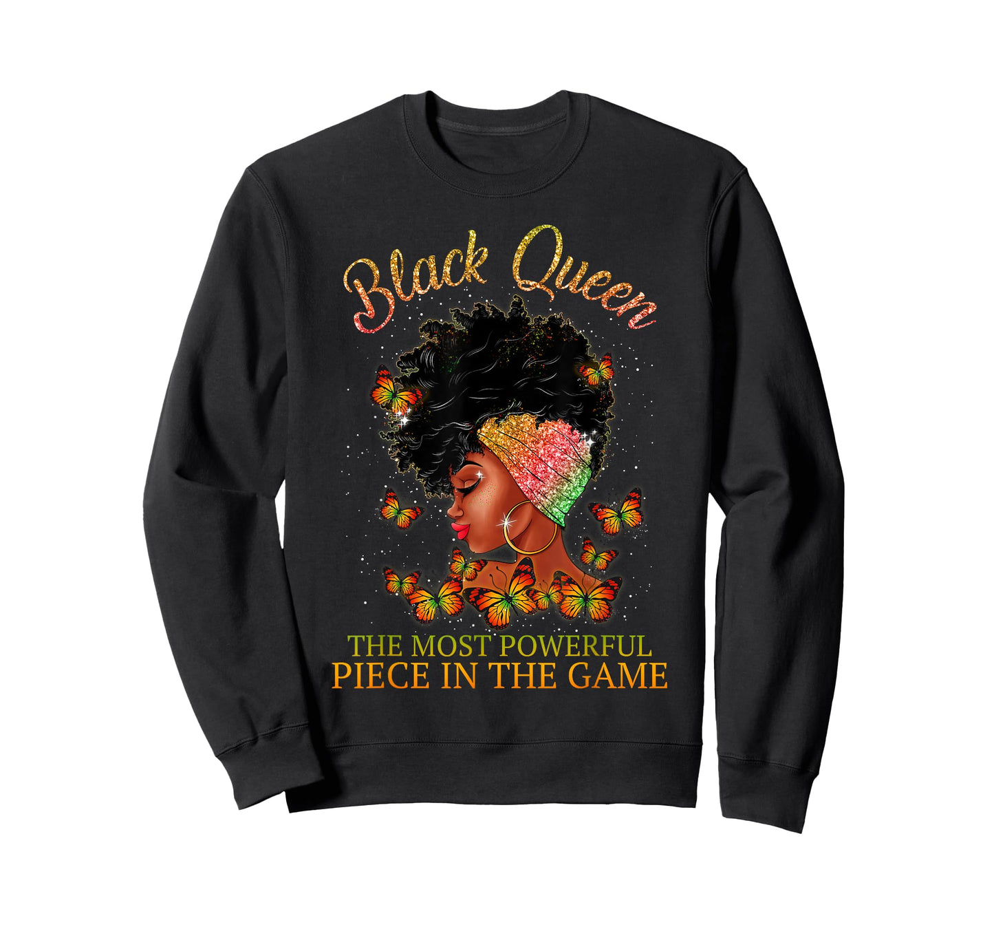 Black Queen The Most Powerful Piece in The Game Melanin Girl T-Shirt