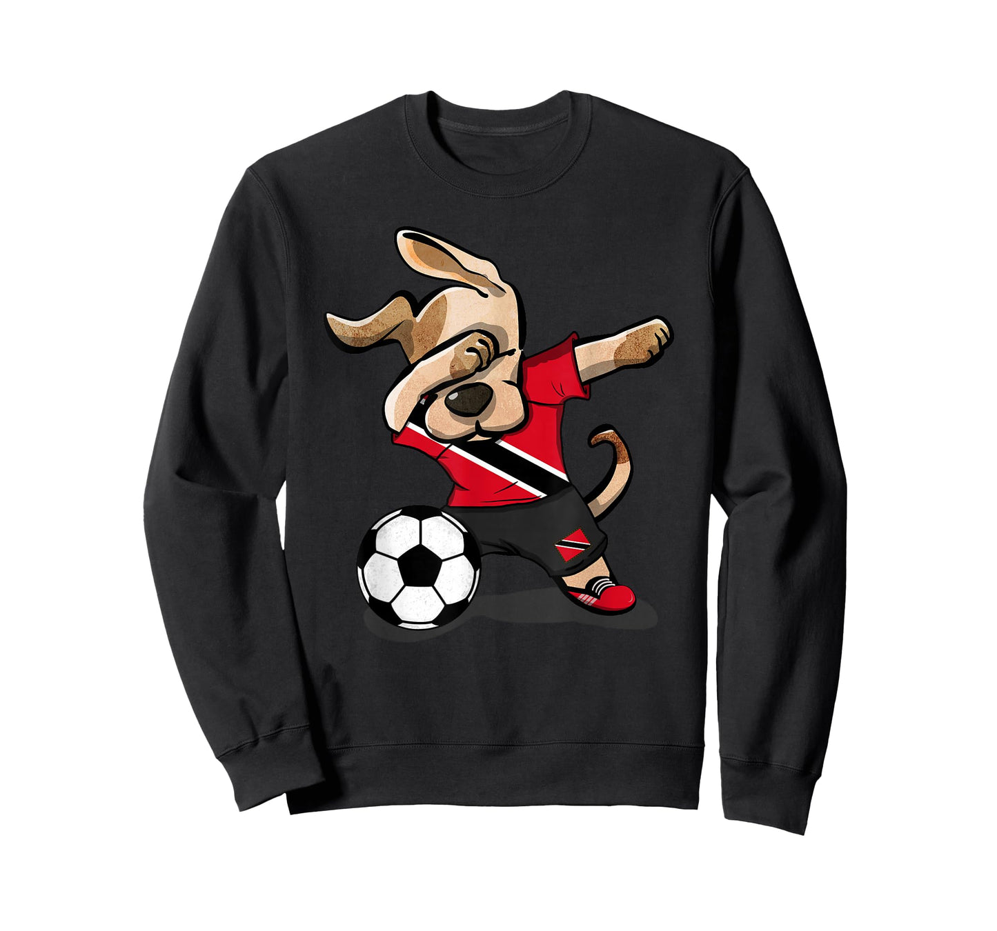 Dabbing Dog Trinidad and Tobago Soccer Jersey Football Lover T-Shirt