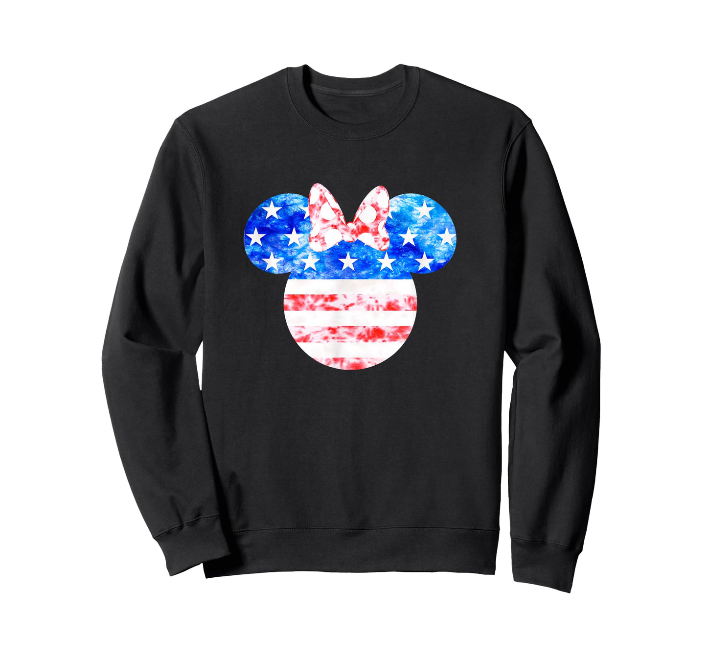 Disney Minnie Mouse American Flag Tie Dye T-Shirt