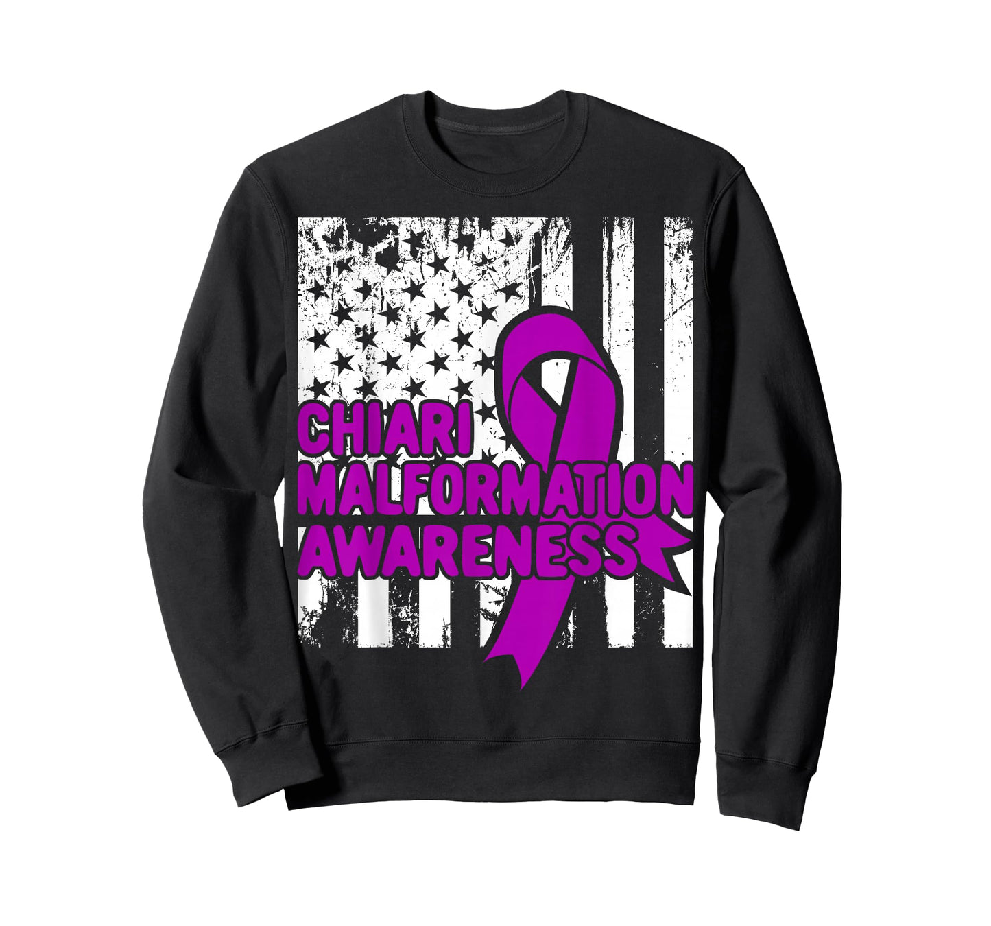 American Flag Shirt - Chiari Malformation Awareness TShirt T-Shirt