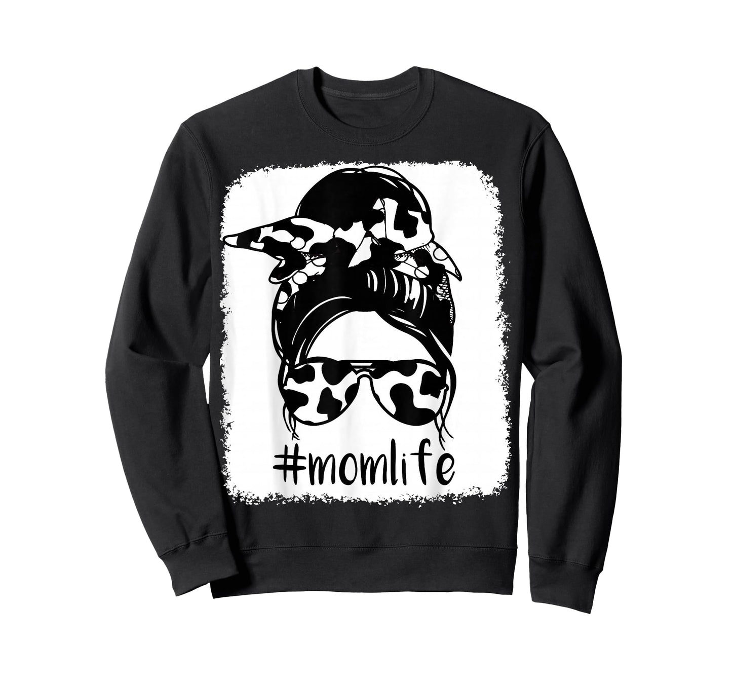 Cow-Print T Shirt Women Mom-Life Farm Heifer Mama Mother Day T-Shirt