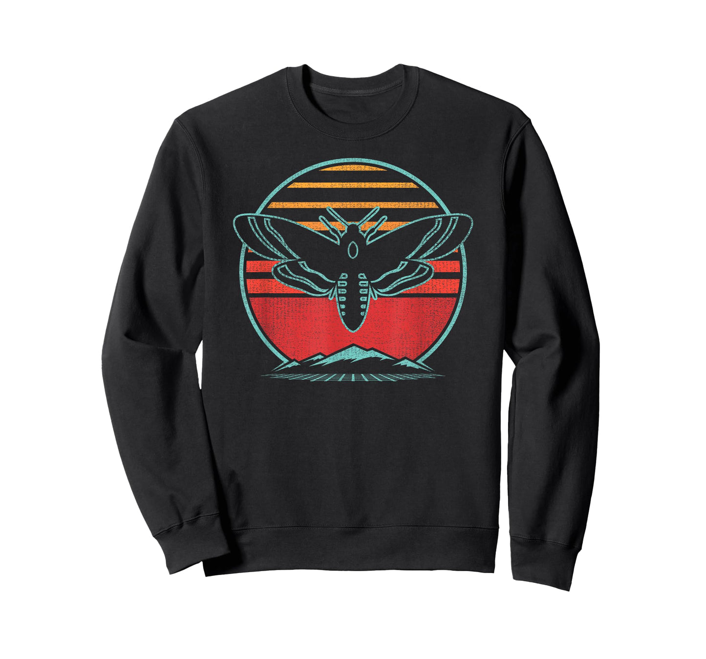 Moth Retro Vintage 80s Style Gift T-Shirt