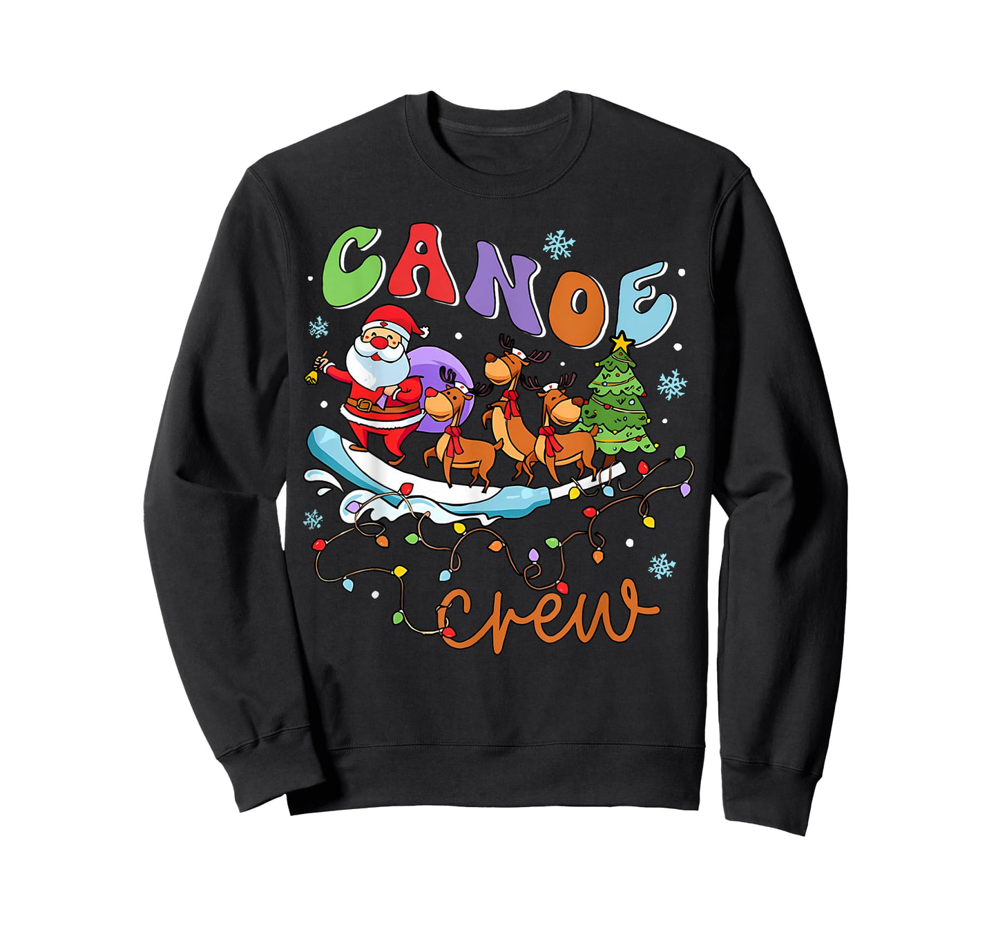 Christmas ICU Nurse Cooter Canoe Crew Critical Care ER ED RN T-Shirt