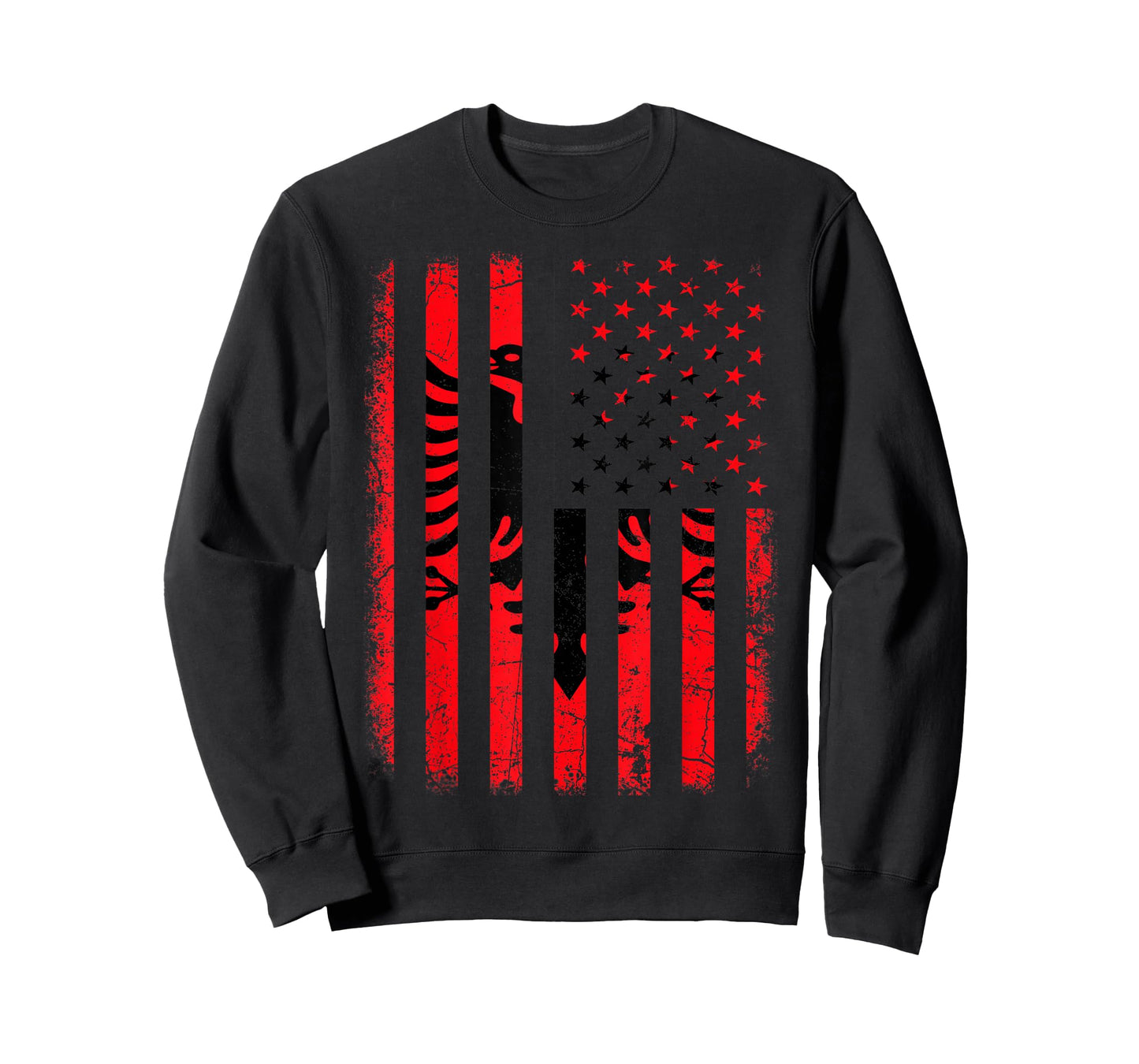 Albanian American Flag Albania America Pride Heritage T-Shirt