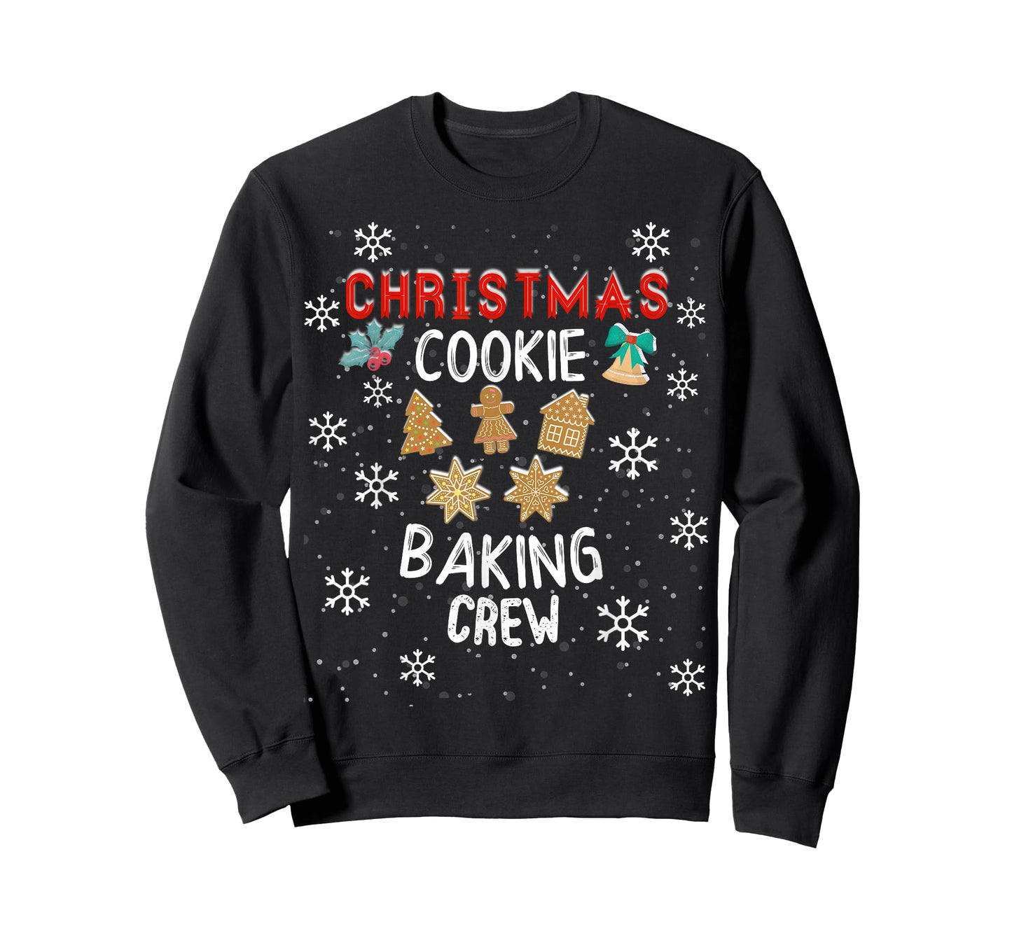 Christmas Cookie Baking Crew Holiday Kitchen Team T-Shirt