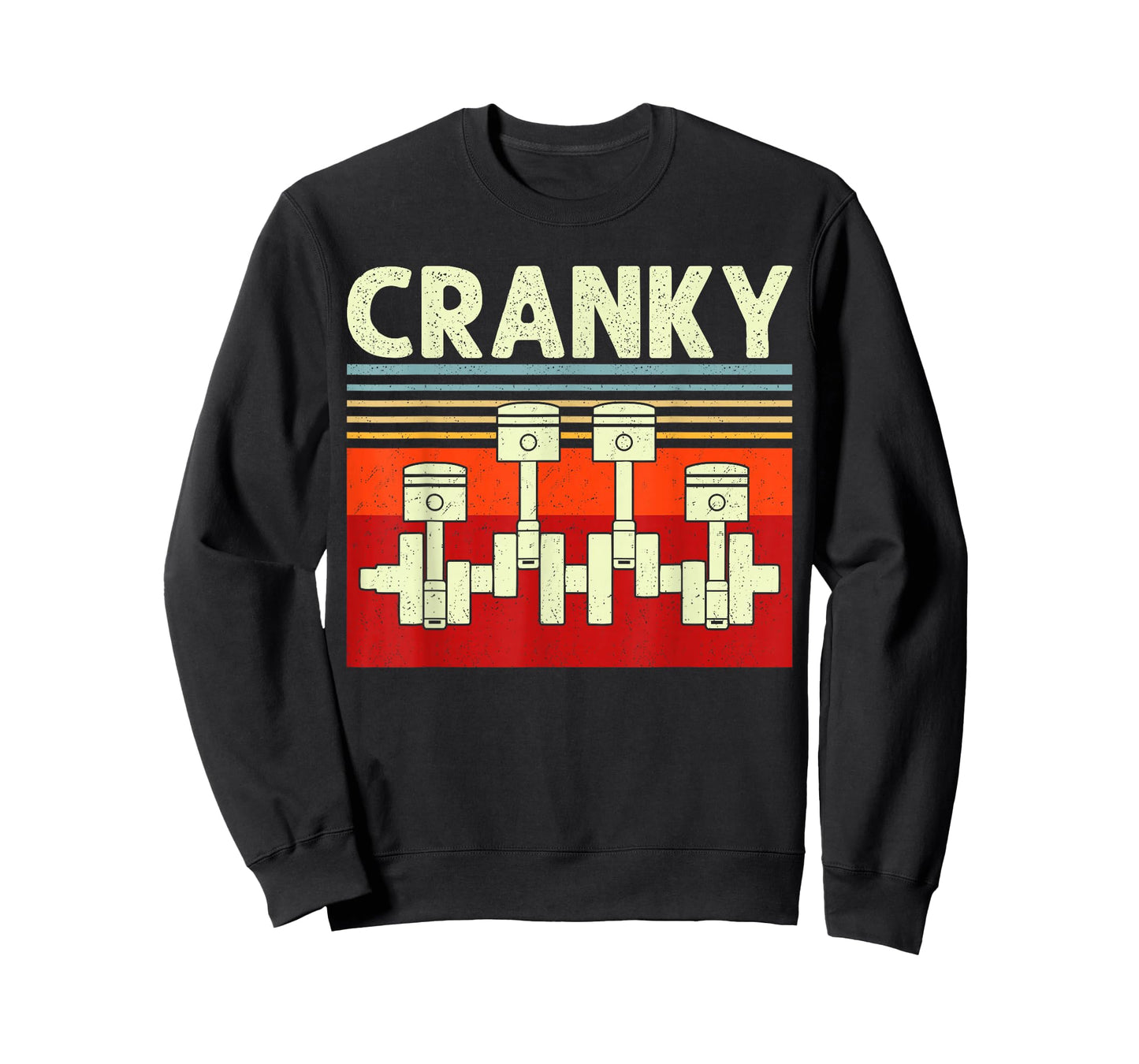Cranky Car Engine Crankshaft Cars Lover Mechanics Father Day T-Shirt