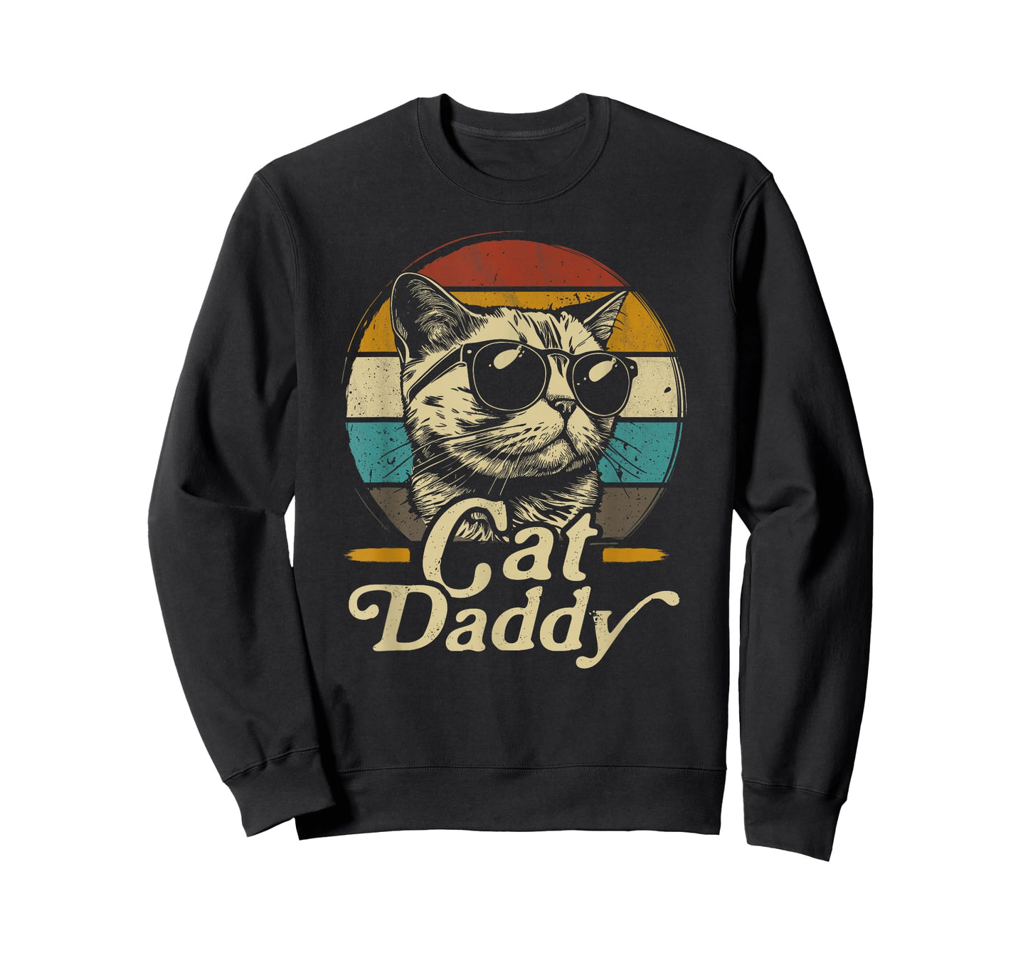 Retro Cat Daddy 80s 90S Style Cat Sunglasses vintage T-Shirt