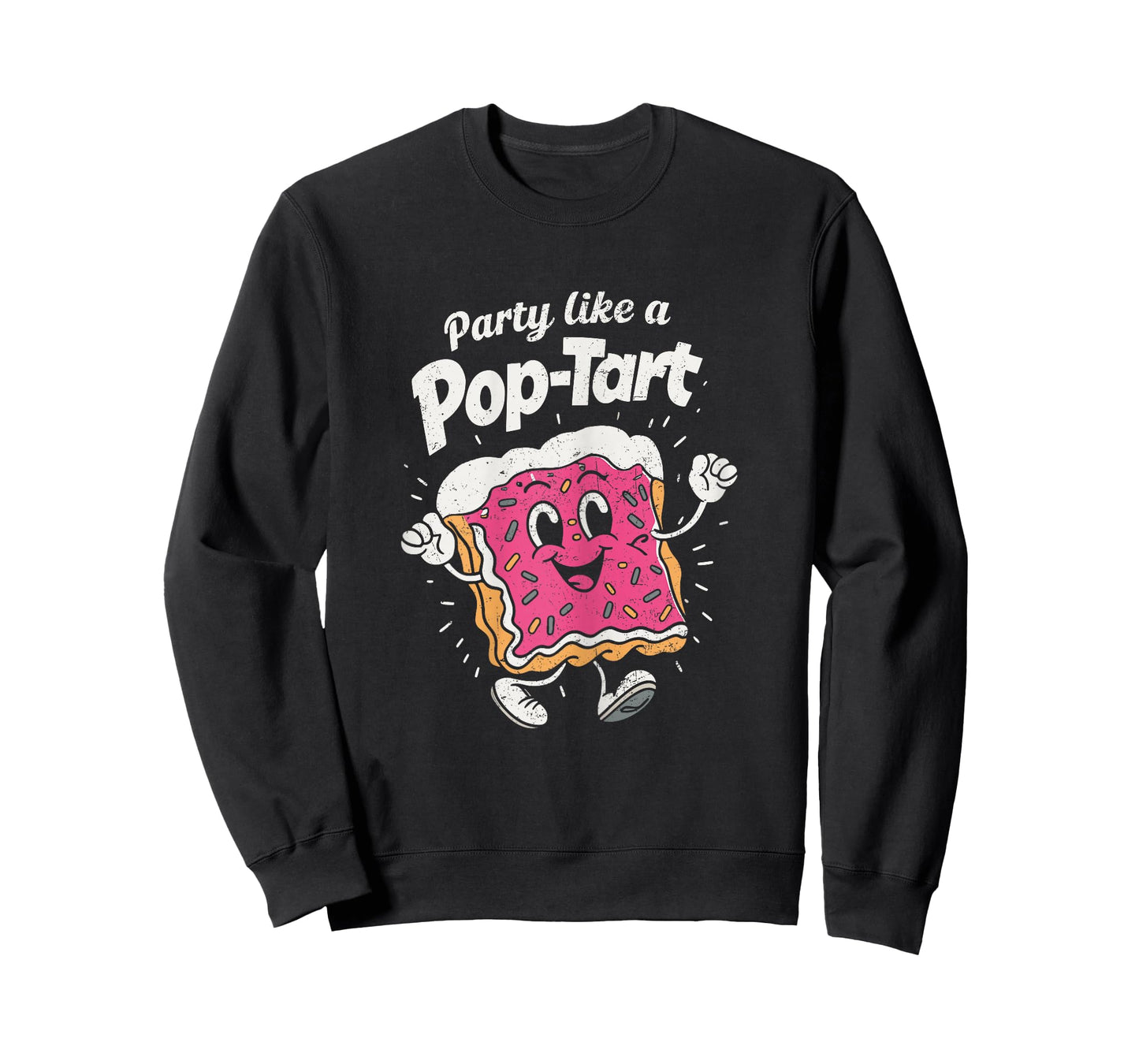 Party Like A Pop-Tart Funny Poptart Kawaii Distressed T-Shirt