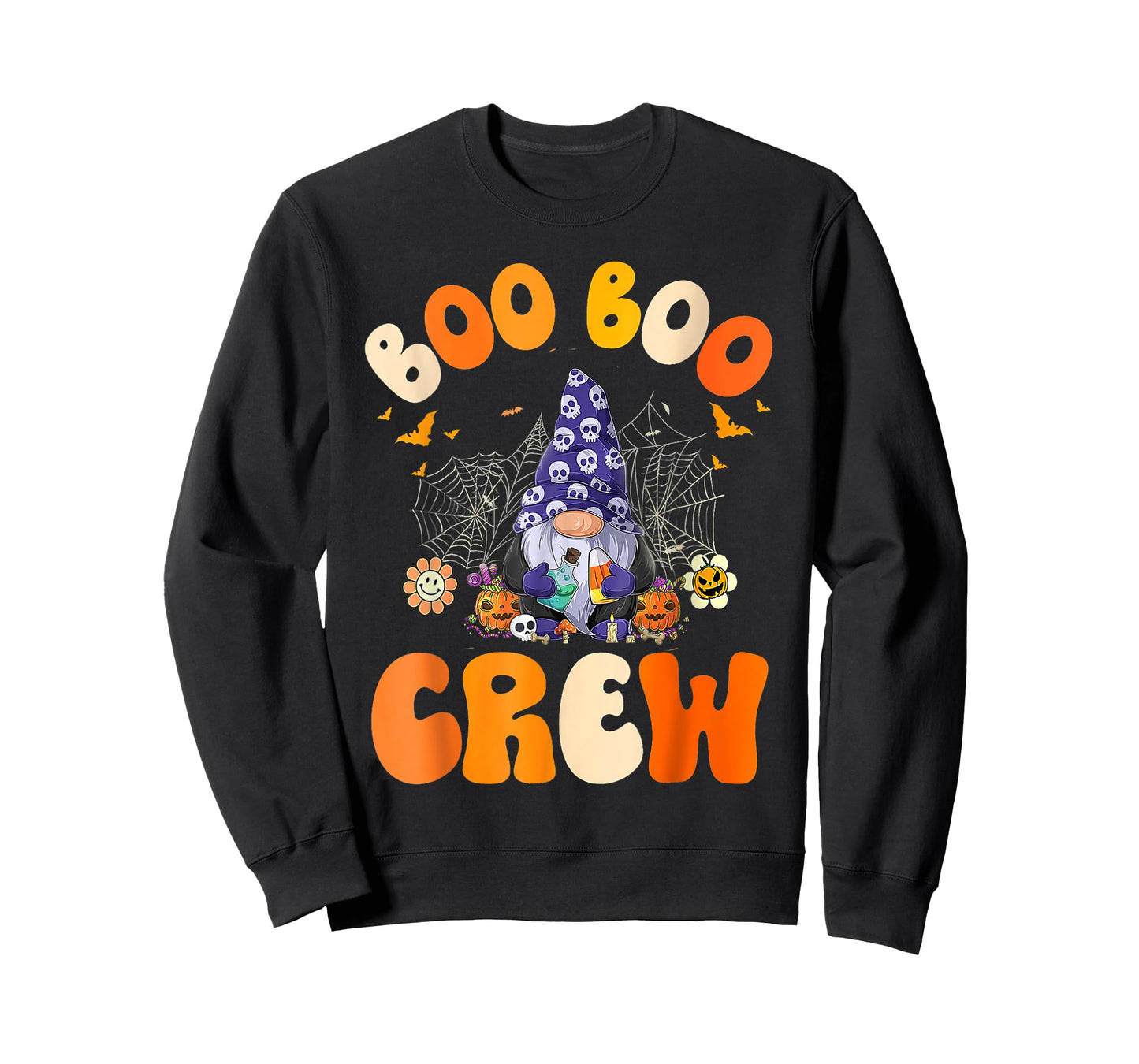 Cute gnomes. Boo Boo Crew Nurse Funny Ghost Women Halloween T-Shirt