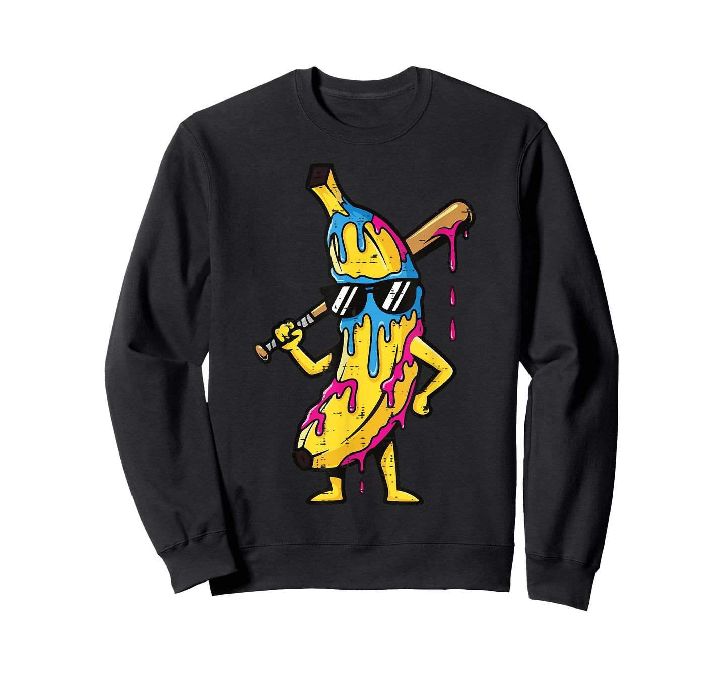 Banana Drip Funny Fruit Men Boys Kids T-Shirt
