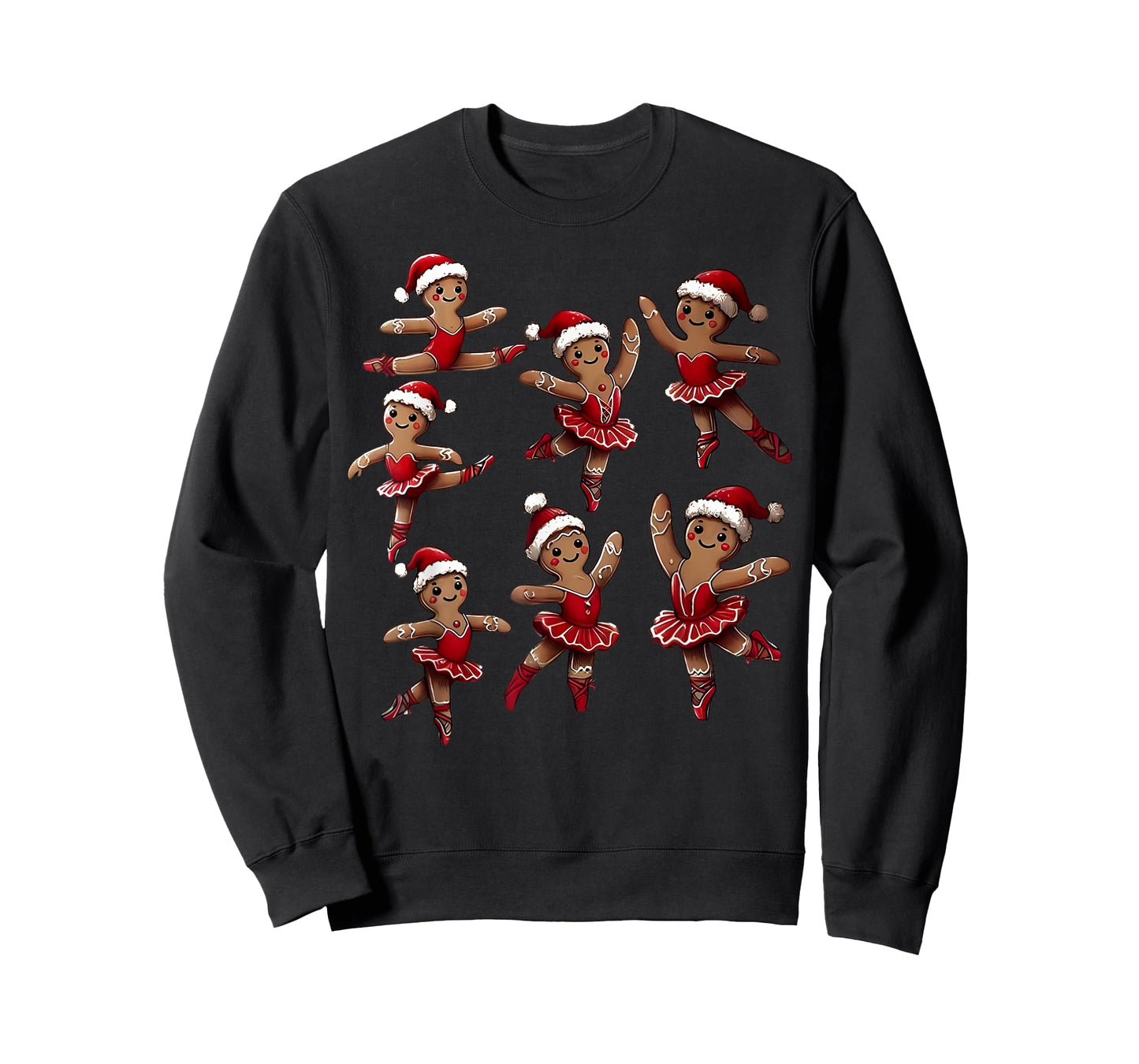 Ballet Gingerbread Ballet Dancer Dance Teacher Christmas T-Shirt