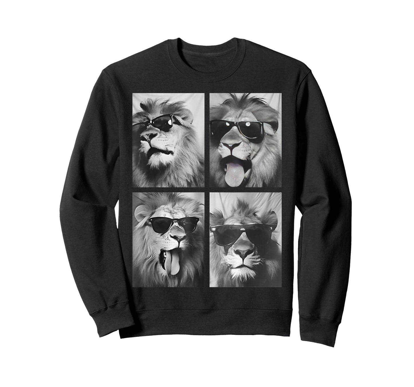 Cute Lions with Sunglasses Cool Lion Animals Photo Booth T-Shirt