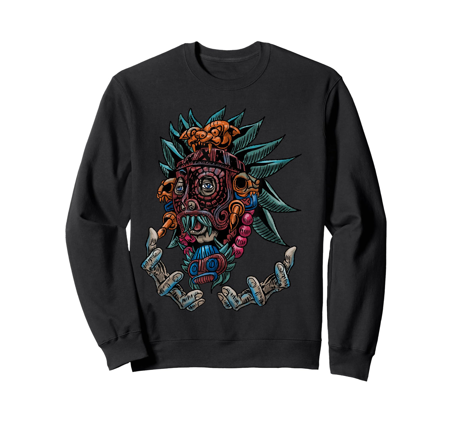 Aztec Warrior Cool Shaman Guardian Inca Maya Gift Idea T-Shirt