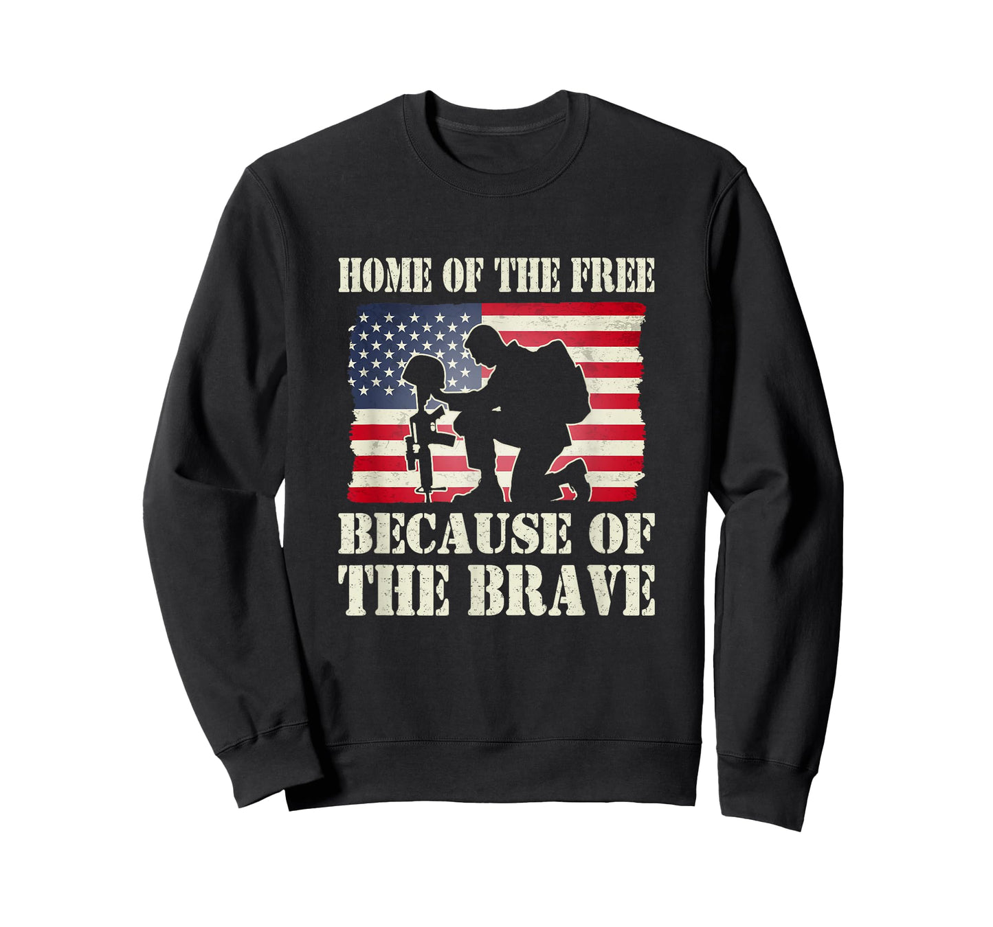 Kneeling Soldier Patriotic Memorial Tribute T-Shirt