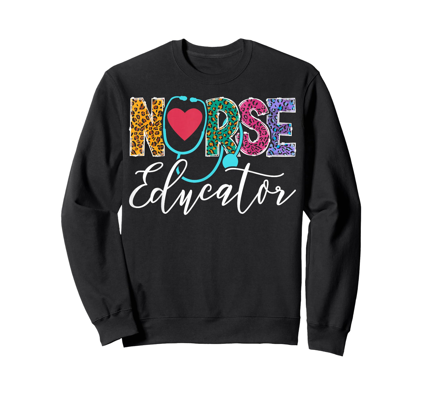 Cute Nurse Educator Leopard T-Shirt