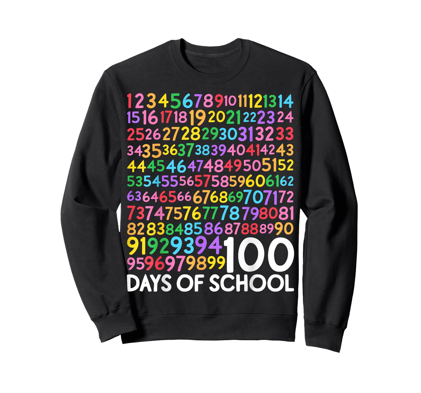 100th Day of School Teacher Kids 100 Days Math Numbers T-Shirt