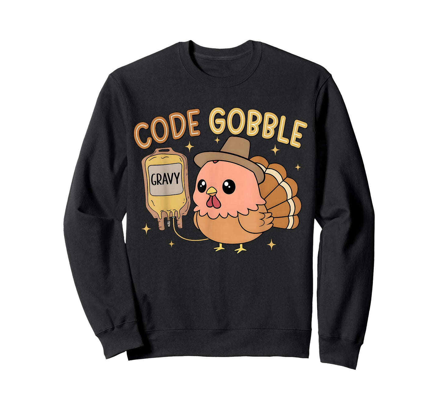 Code Gobble Thanksgiving Nurse Funny ER Nurse Medical Crew T-Shirt