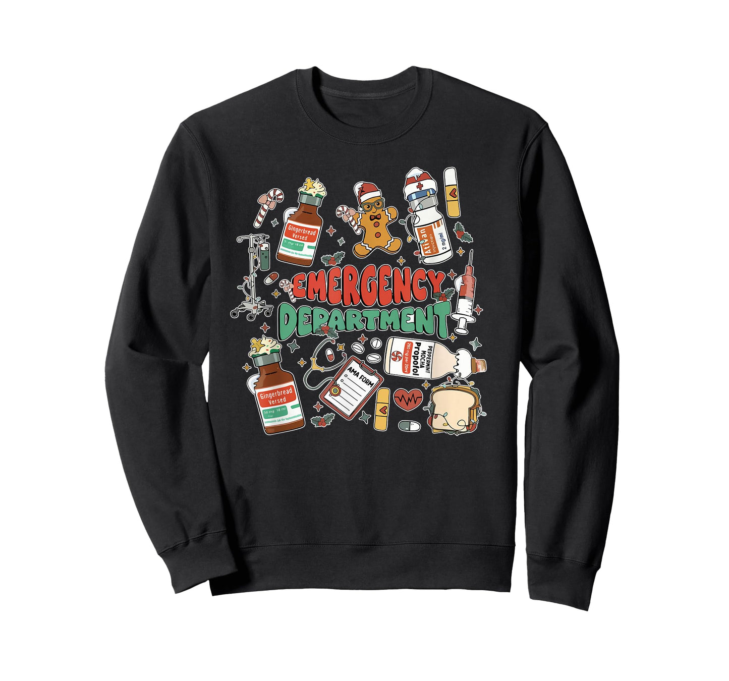Christmas Emergency Room ER RN Nurse Department Healthcare T-Shirt