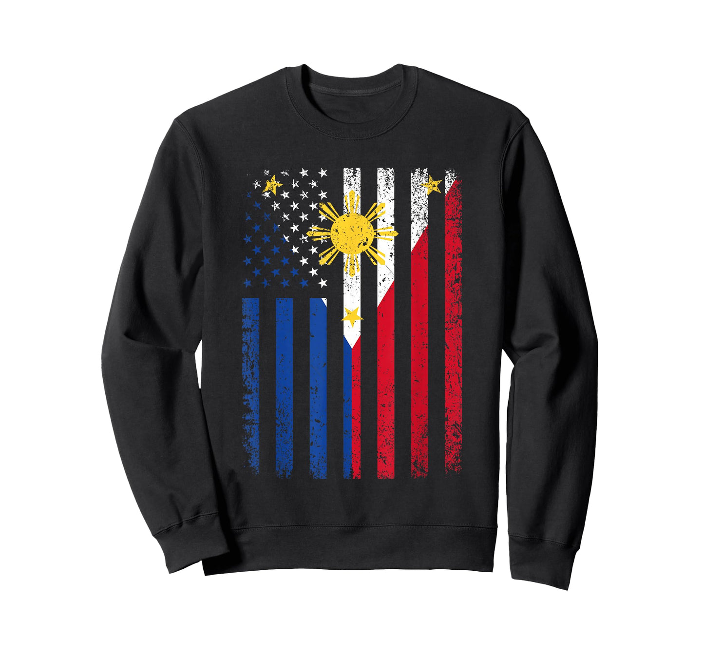 Philippines USA Flag 4th of July American Philippine Flag T-Shirt