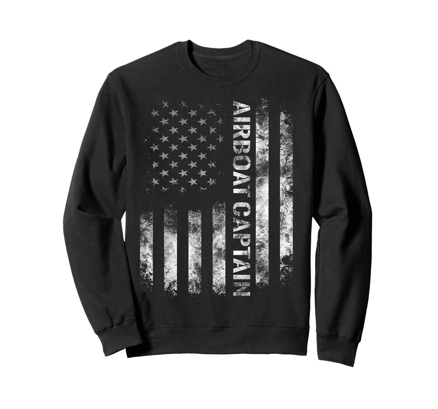 Airboat Captain T-Shirt | USA Patriotic American Flag T-Shirt