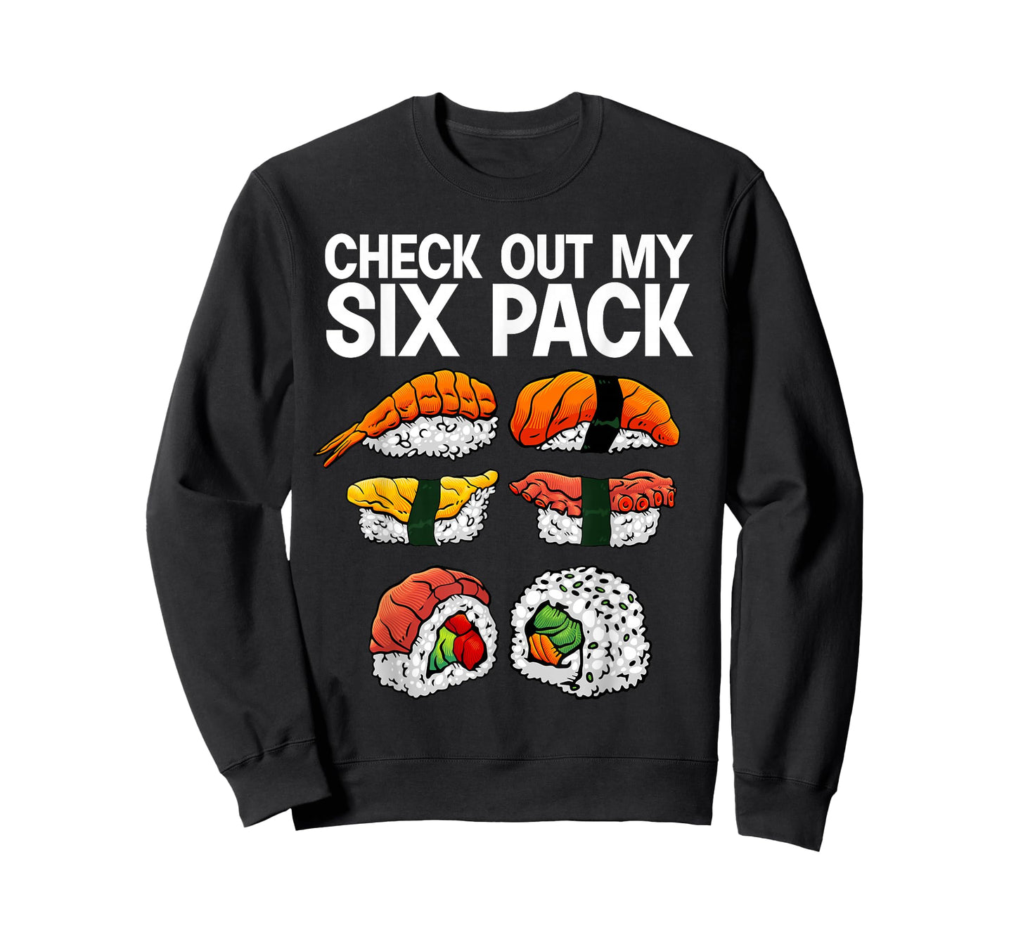 Cool Sushi For Men Women Salmon Sushi Lovers Japanese Food T-Shirt