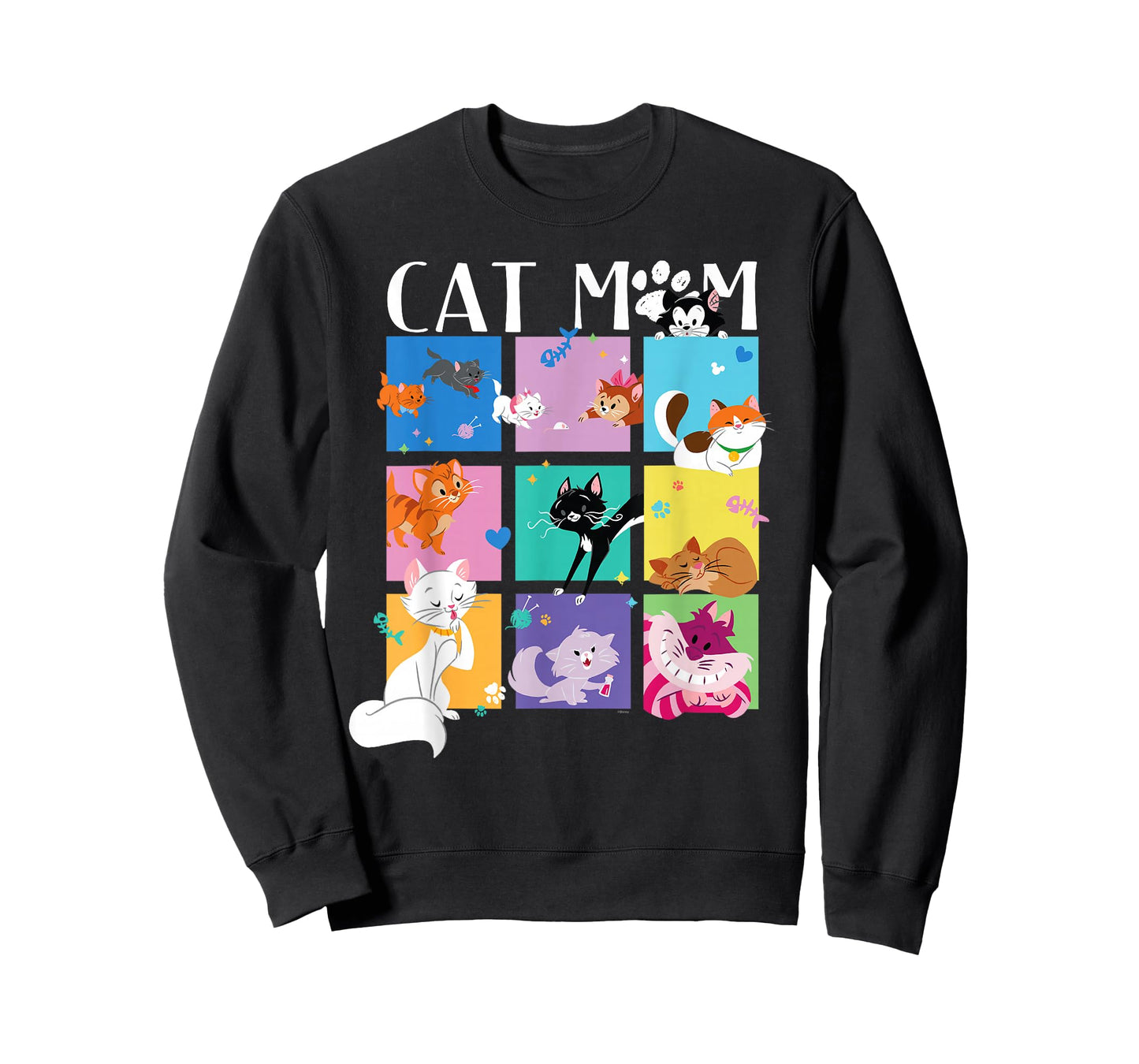 Disney "Cat Mom" Pet Parent Animated Disney Cats T-Shirt