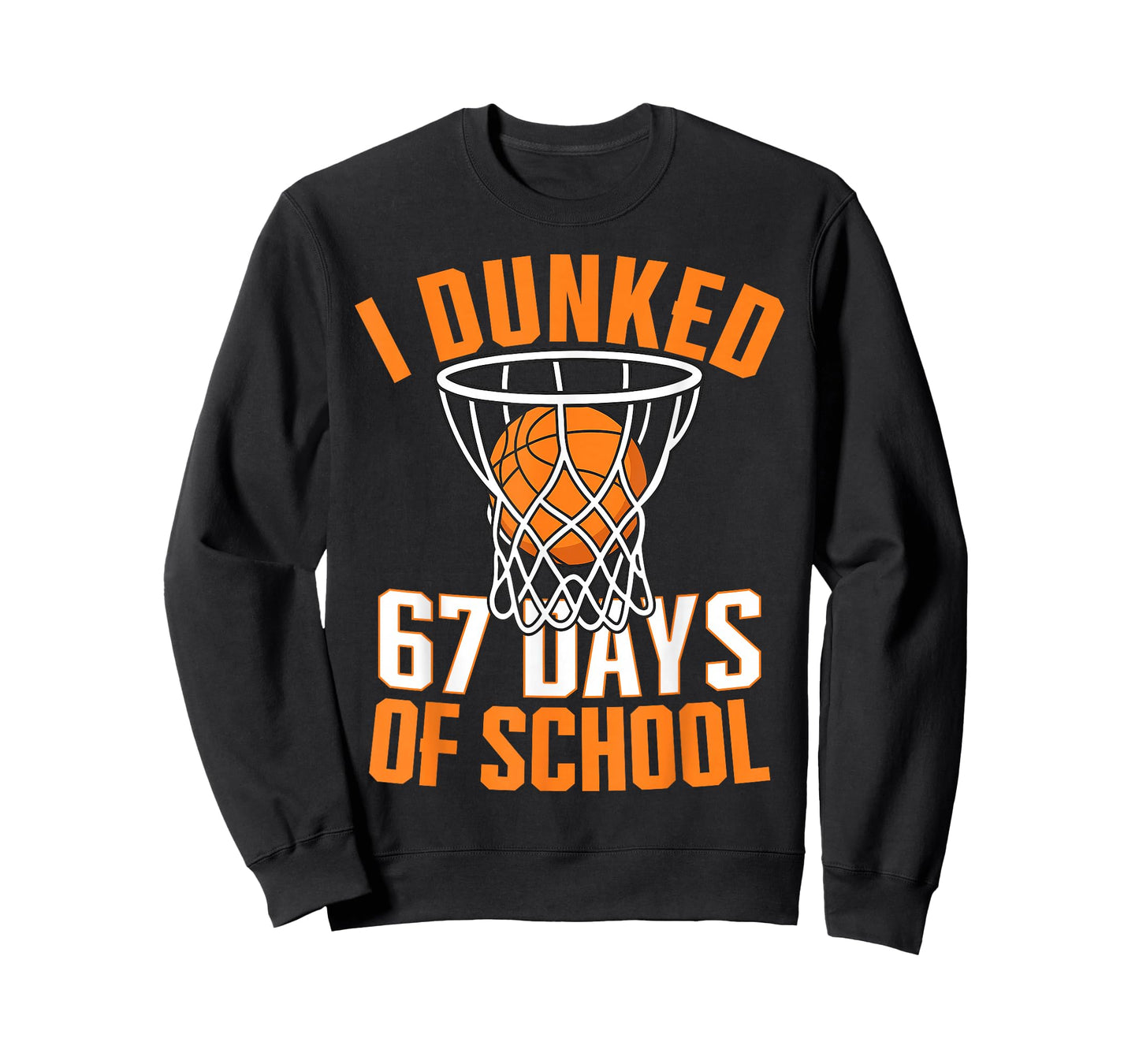 I Dunked 67 Days of School Six Seven Basketball Student T-Shirt