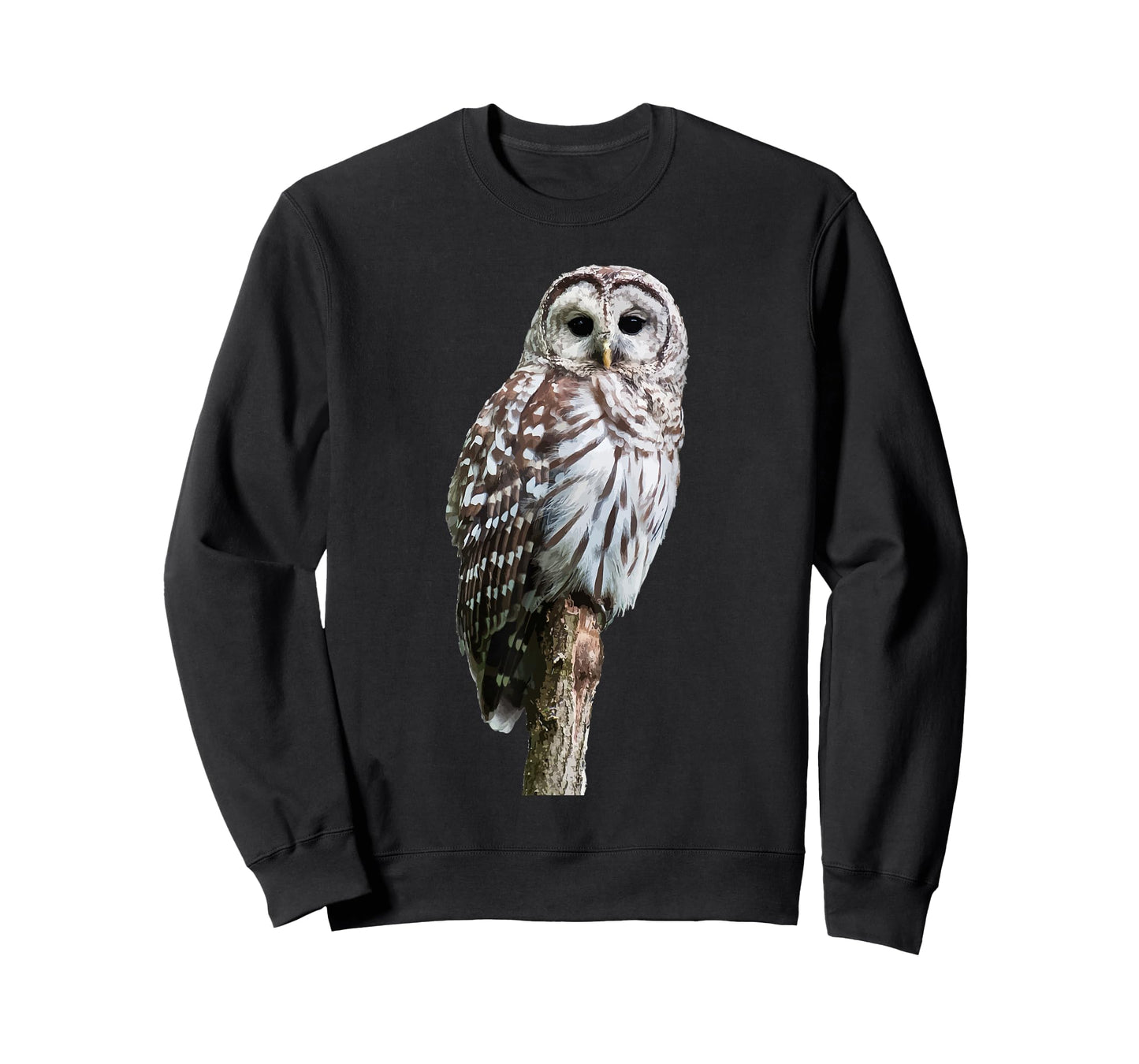 Barred Owl Bird Graphic Tee | Birder Birding | Cute Owl Gift T-Shirt