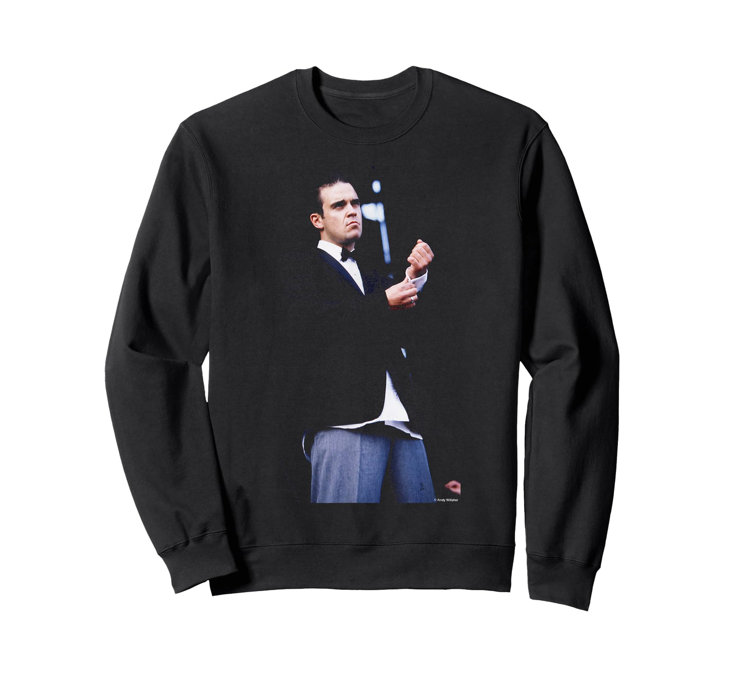 Robbie Williams Performing Leeds Festival By Andy Willsher T-Shirt