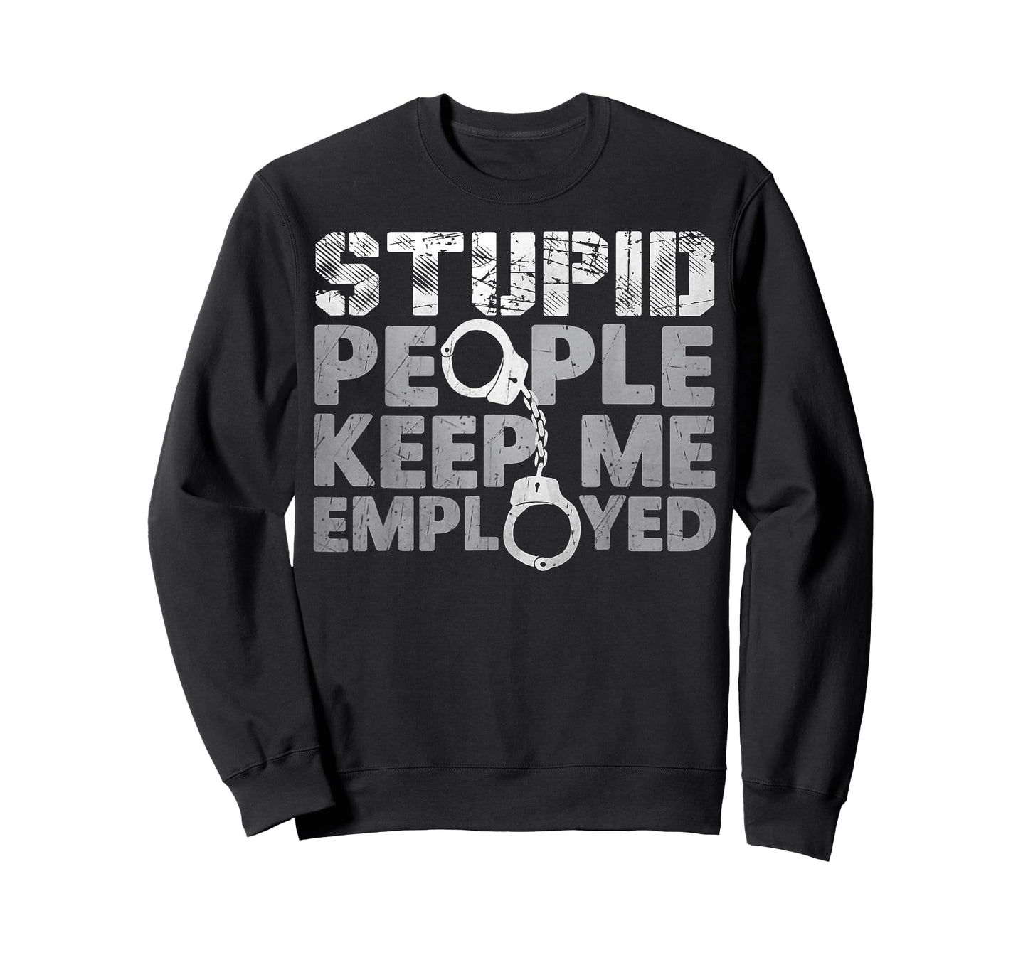 Correctional Officer - Stupid People Keep Me On Toes T-Shirt