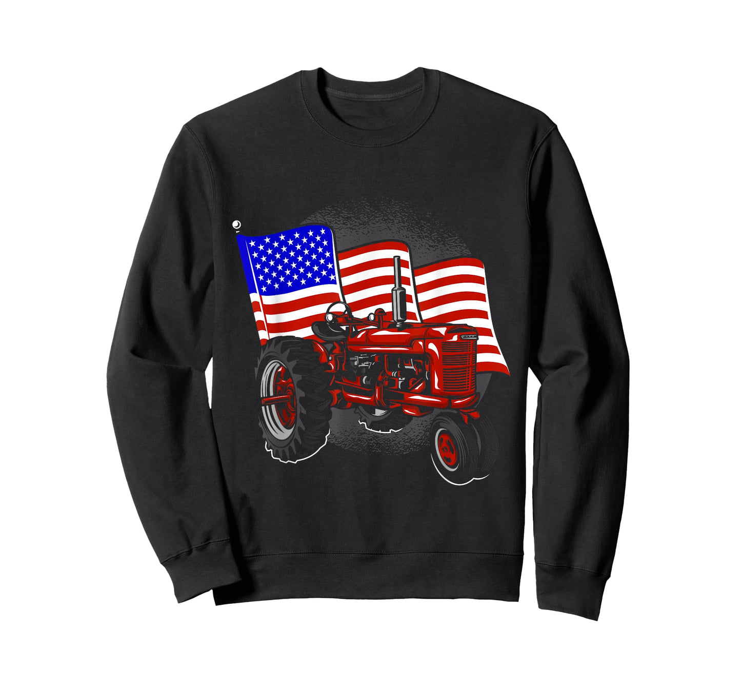 4th Of July Gift Patriotic Farmer US Flag Tractor Farmer T-Shirt