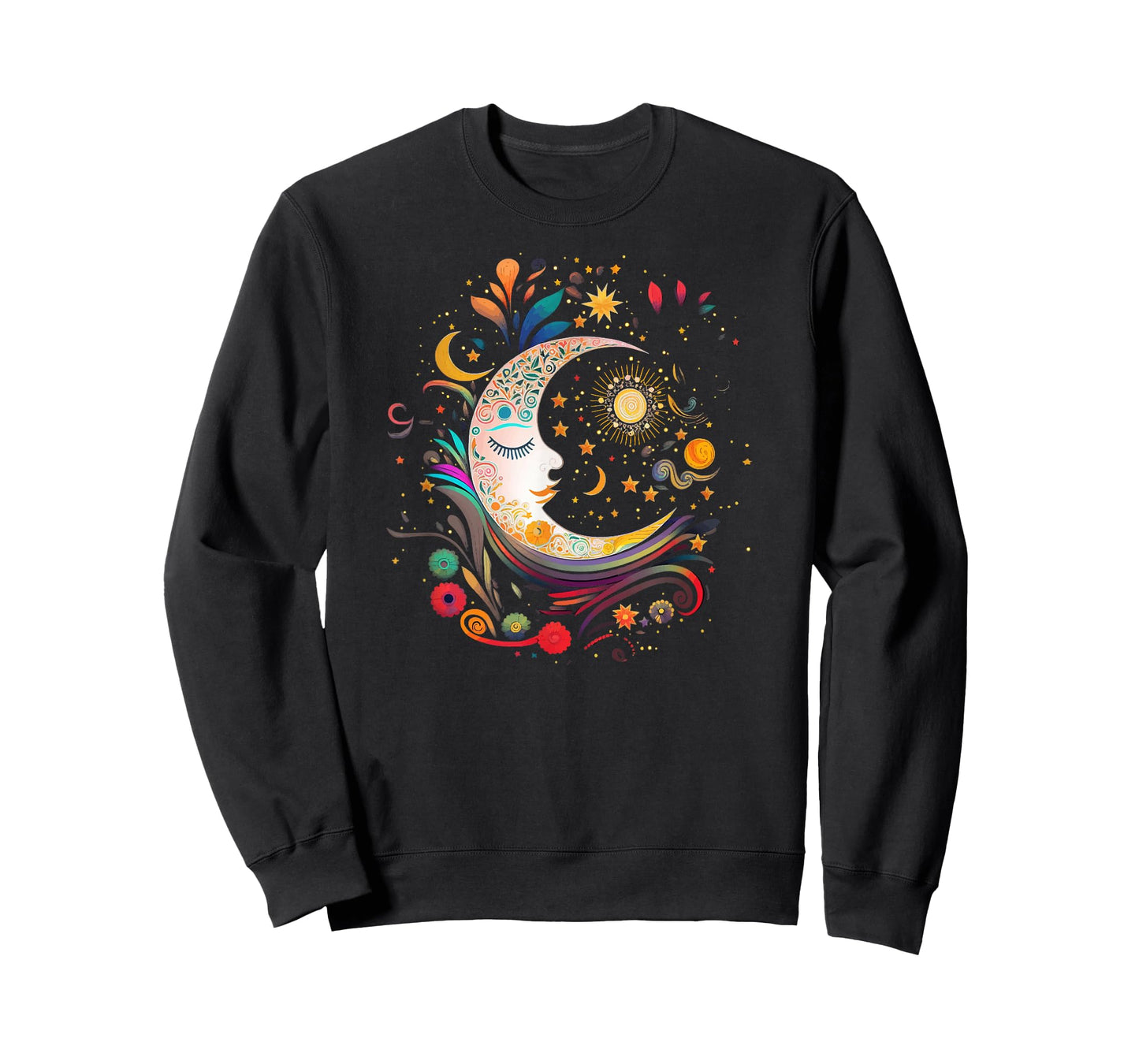 Galaxy Night Sky Moon Lunar Stars Sun Love T-Shirt